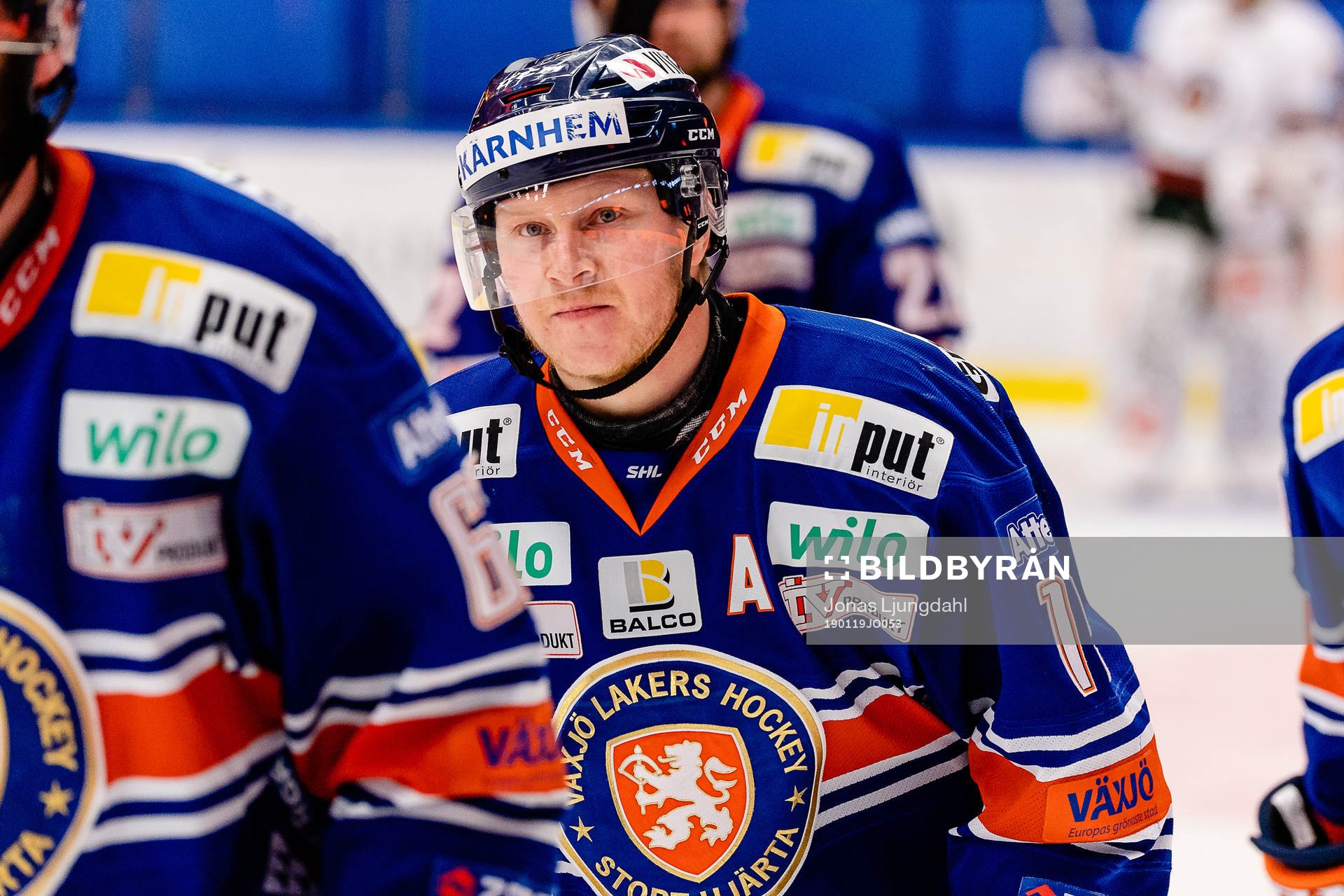 Växjös Tuomas Kiiskinen jublar