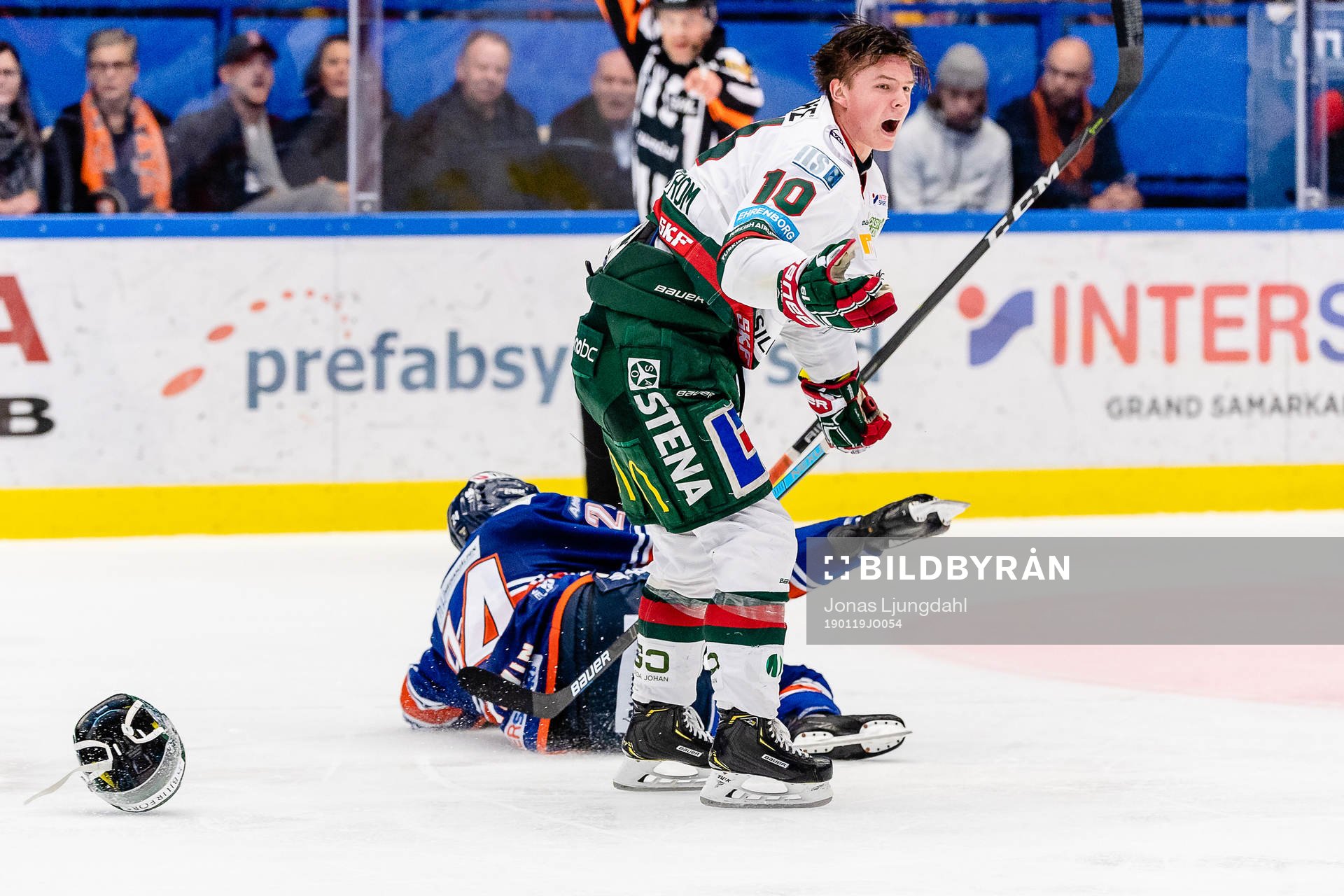 Frölunda Gustav Lindström blir utvisad