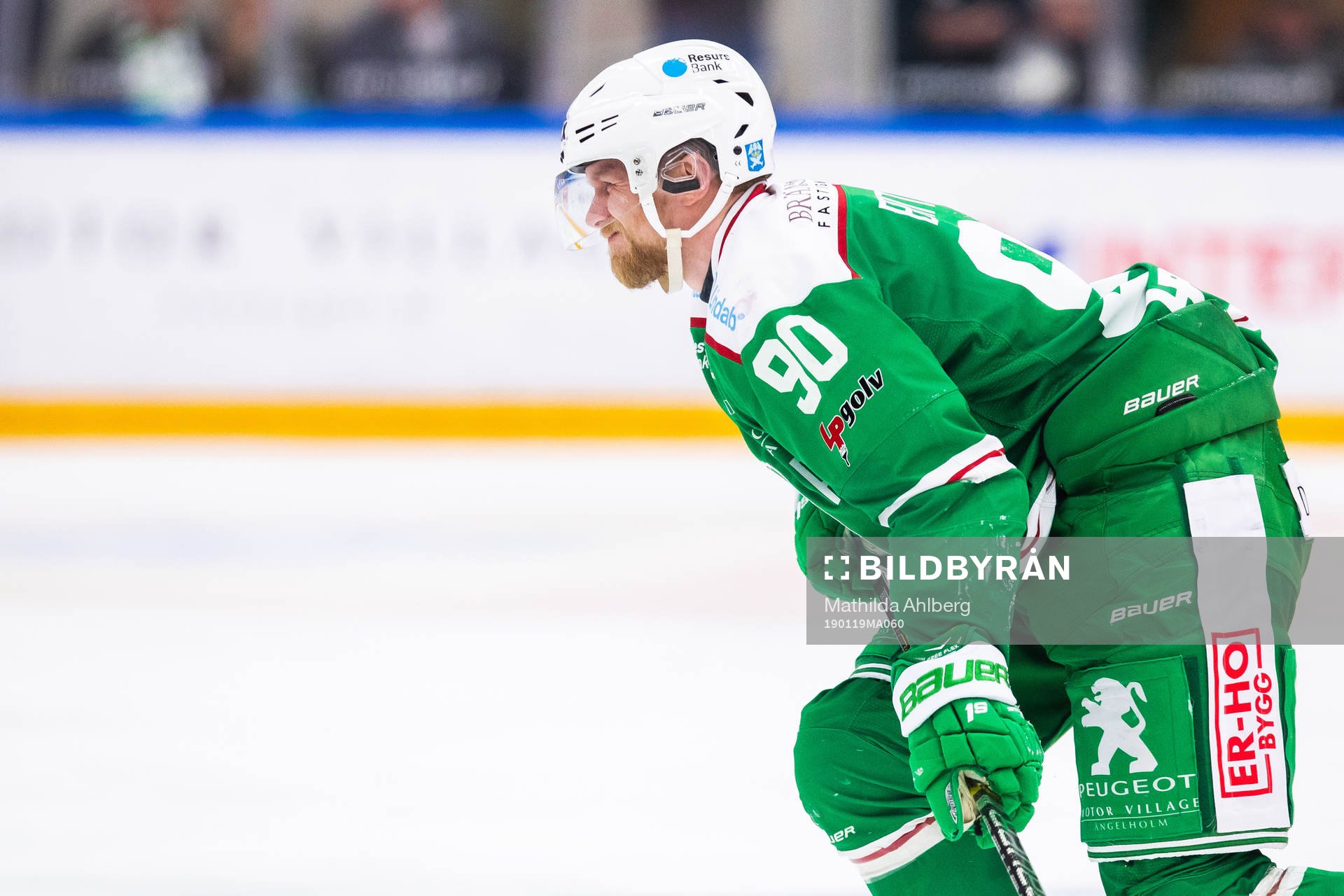 Rögles Ted Brithén grimaserar