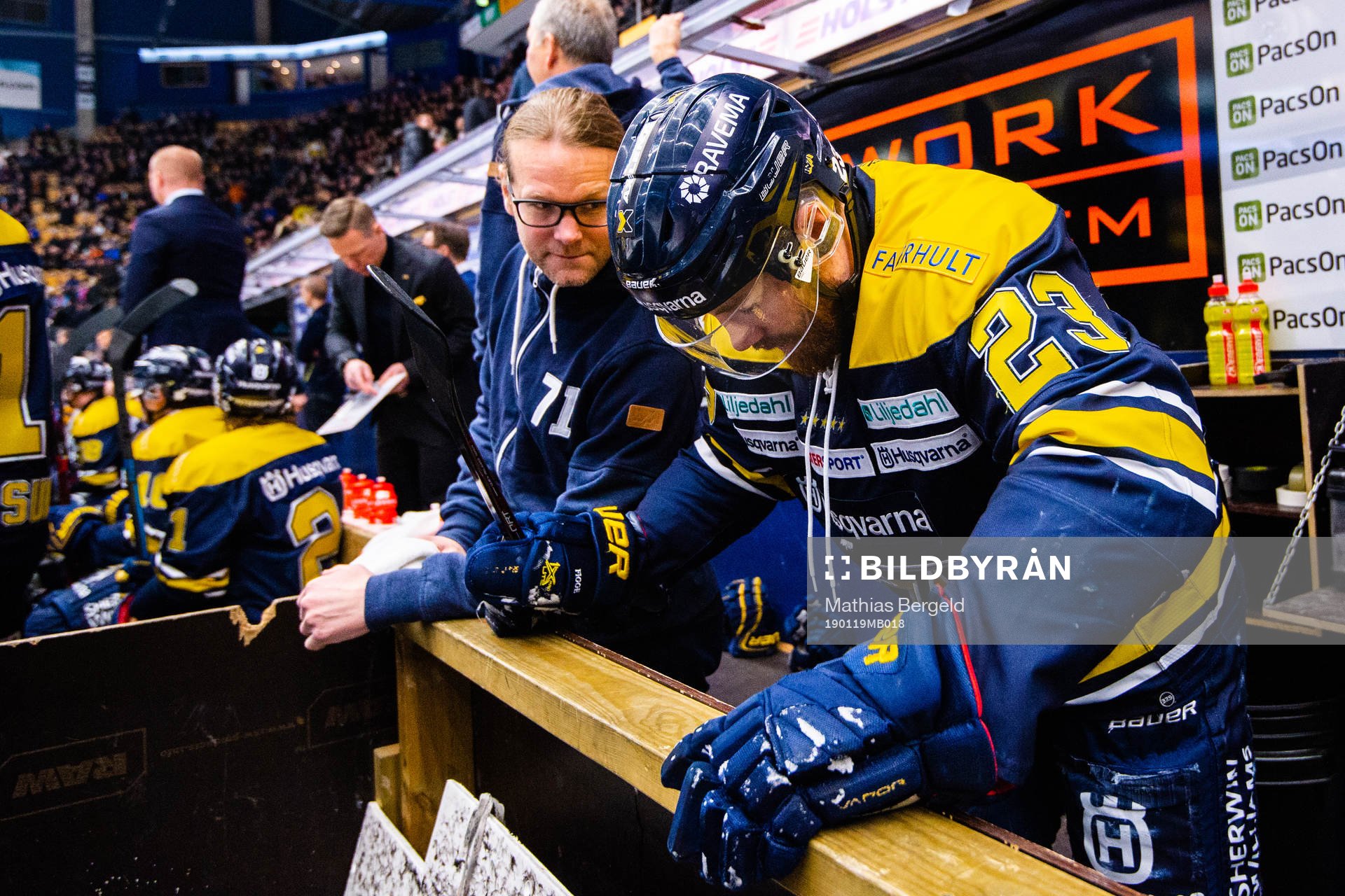 s Robin Figren har ont