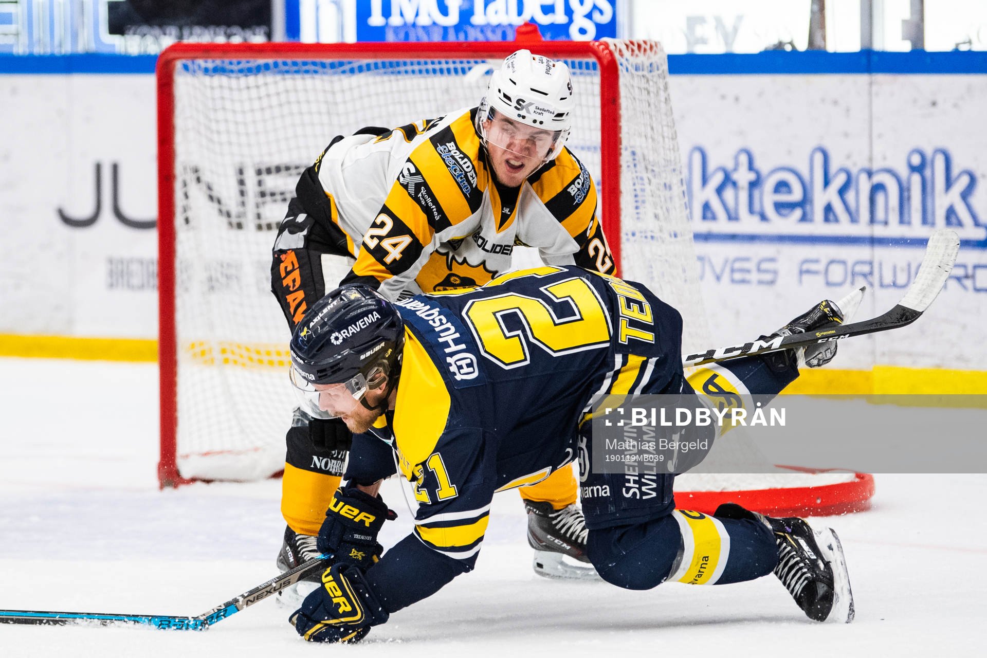 s Mattias Tedenby i närkamp
