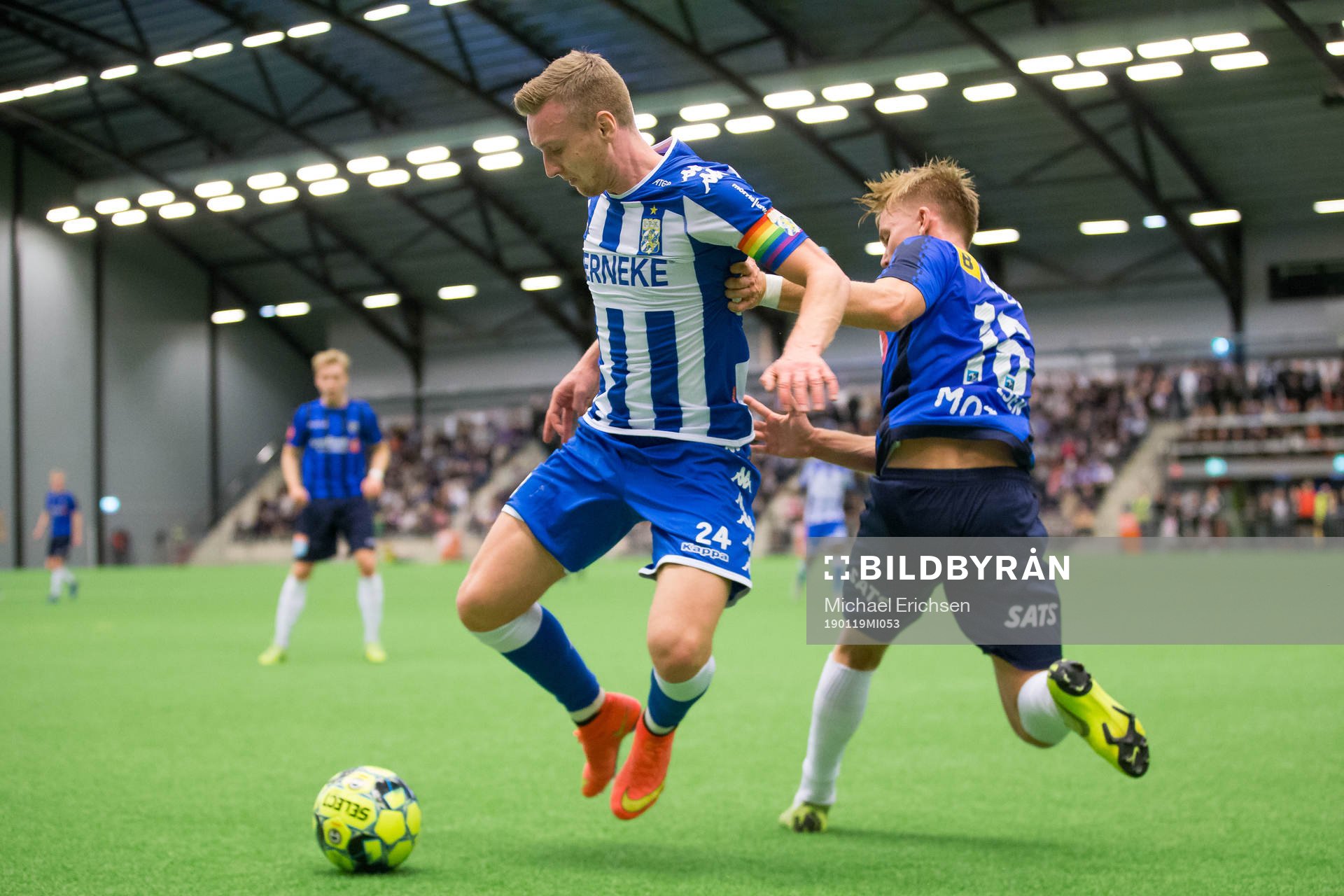 IFK Göteborgs Sebastian Ohlsson och Stabaeks Andreas