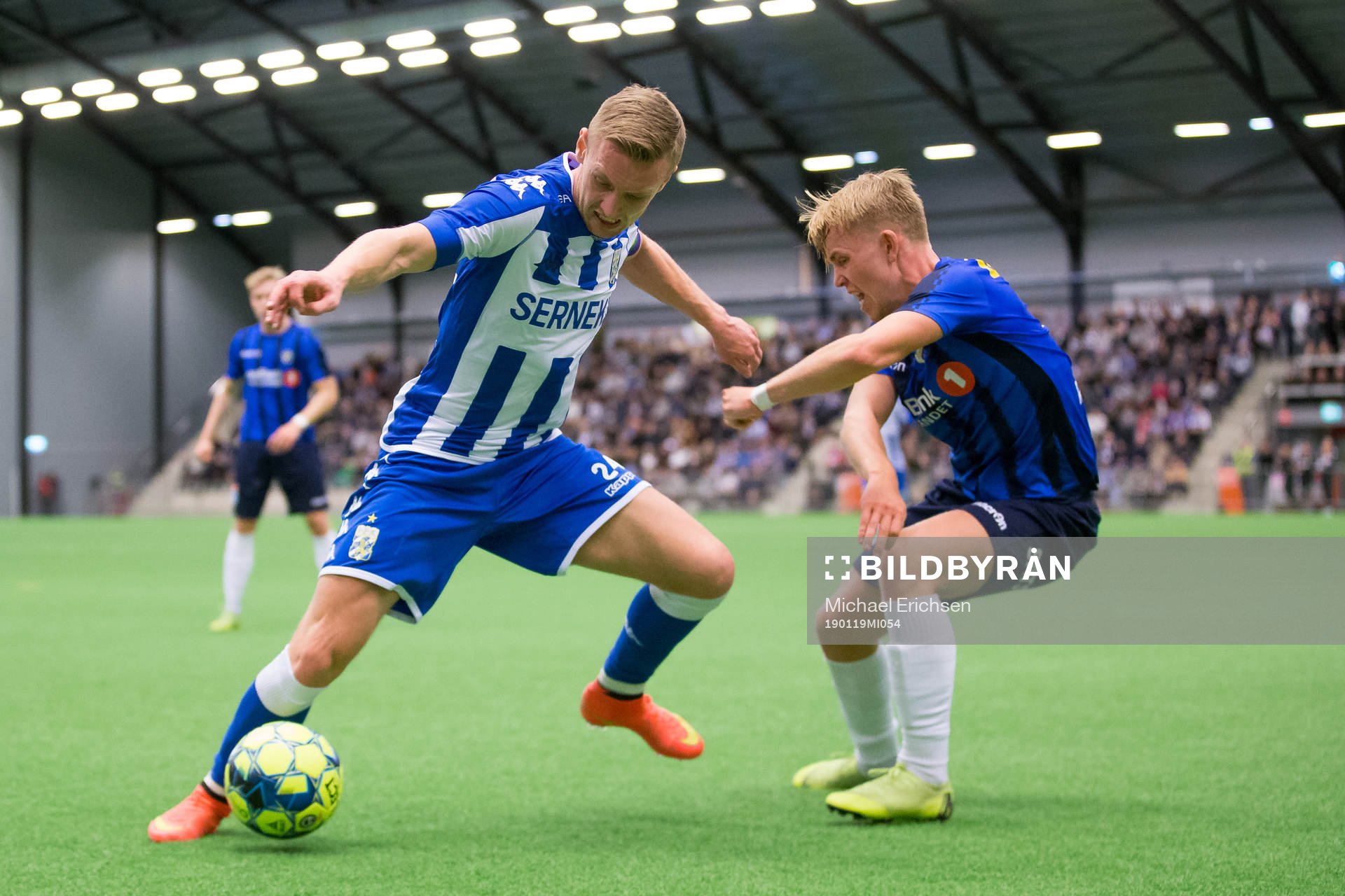IFK Göteborgs Sebastian Ohlsson och Stabaeks Andreas