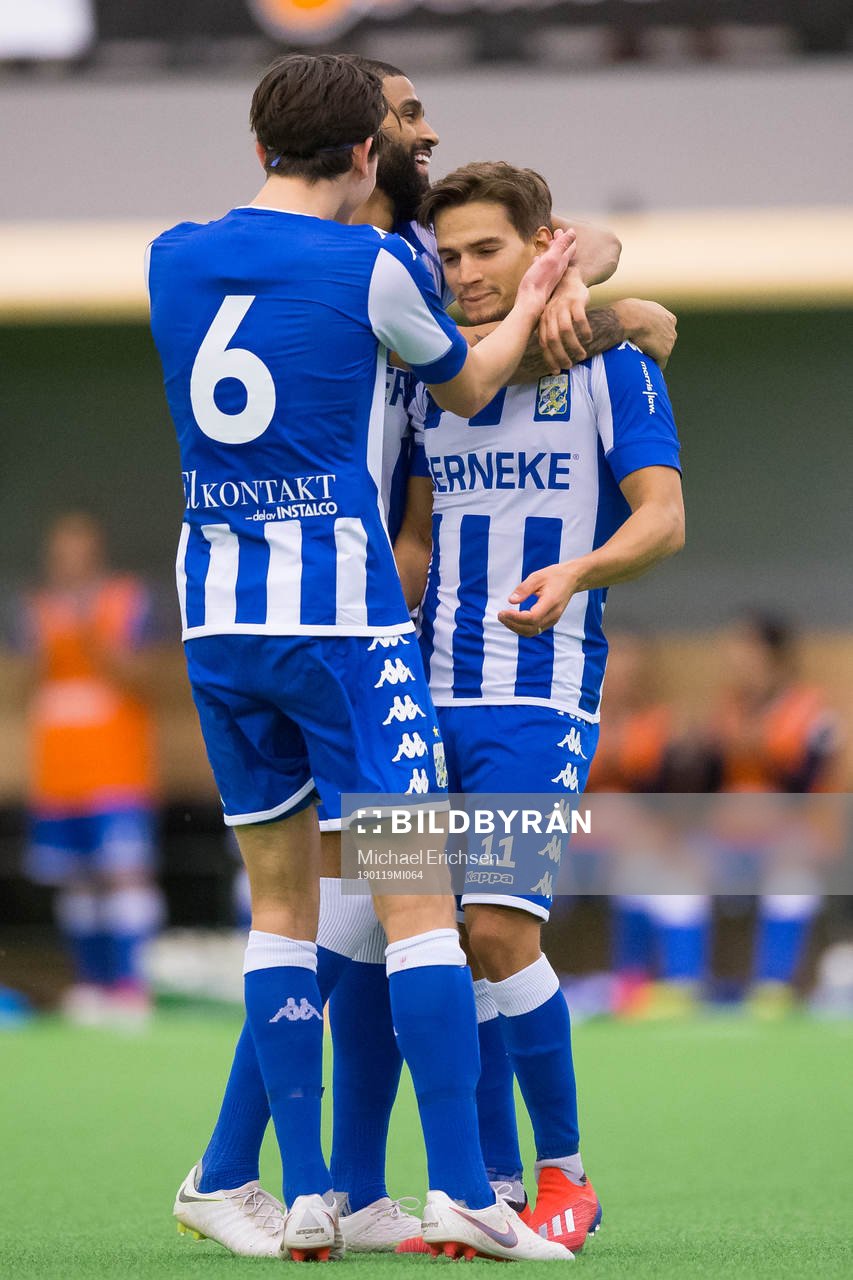 IFK Göteborgs Amin Affane jublar