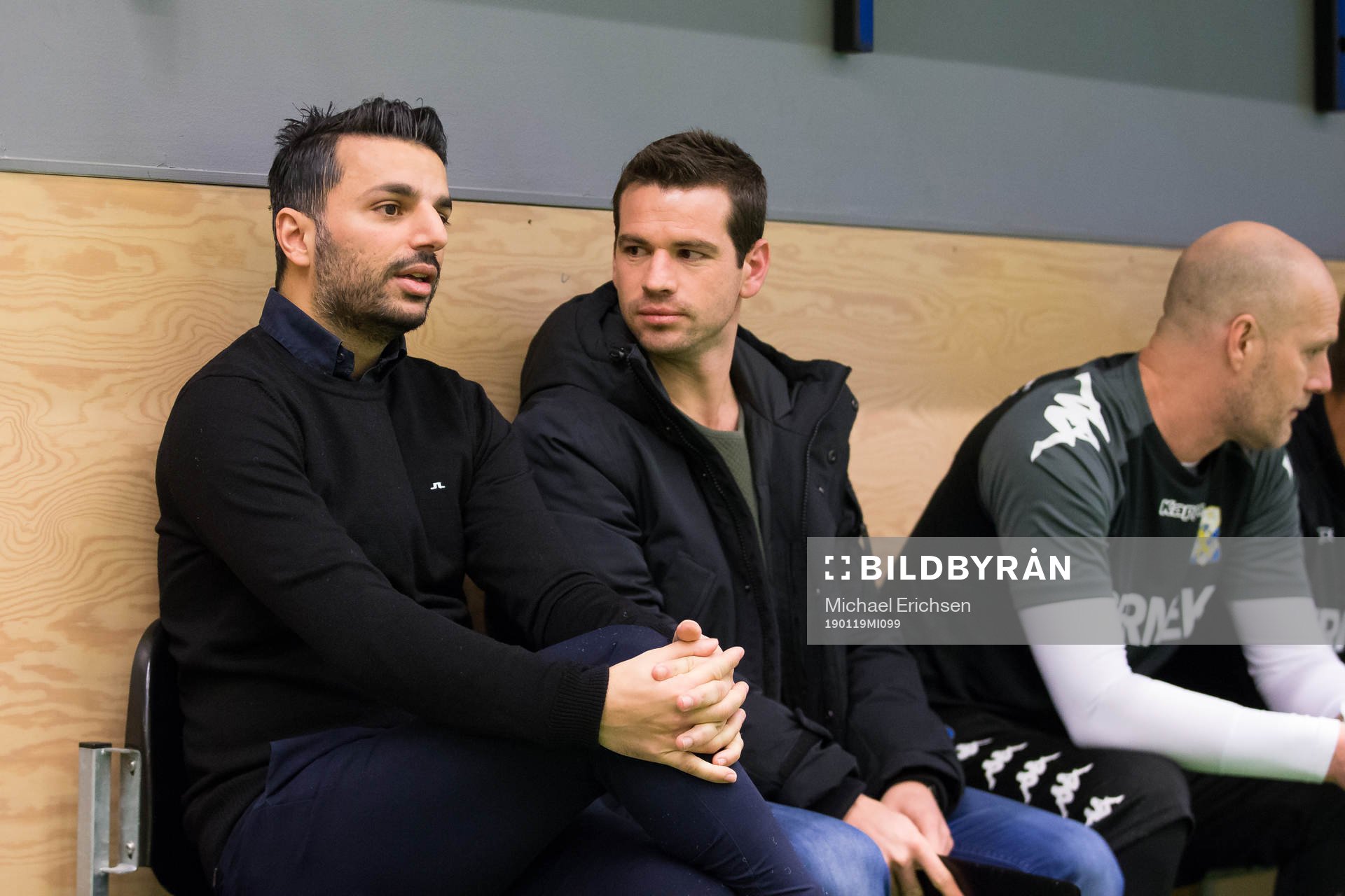IFK Göteborgs tränare Poya Asbaghi och assisterande