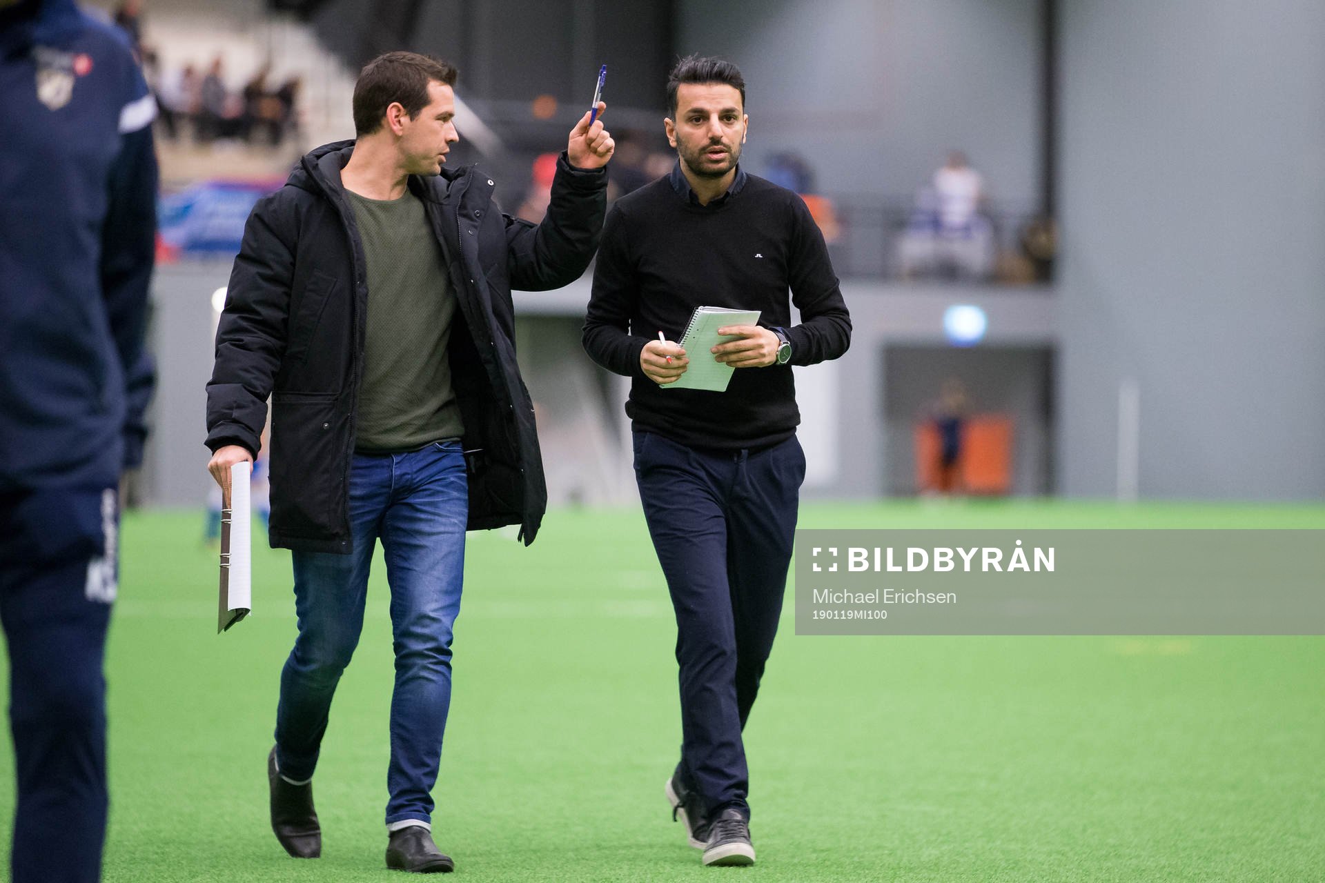 IFK Göteborgs tränare Poya Asbaghi och assisterande