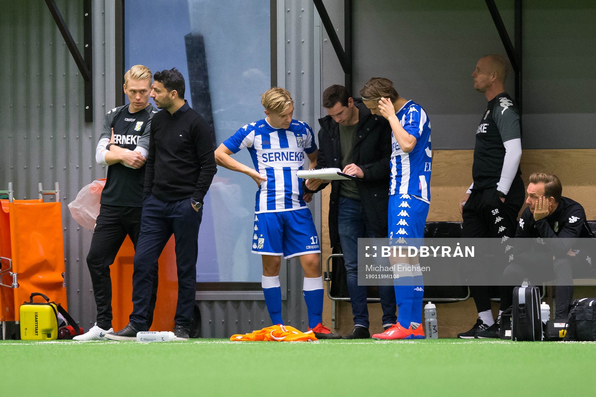 IFK Göteborgs tränare Poya Asbaghi och assisterande