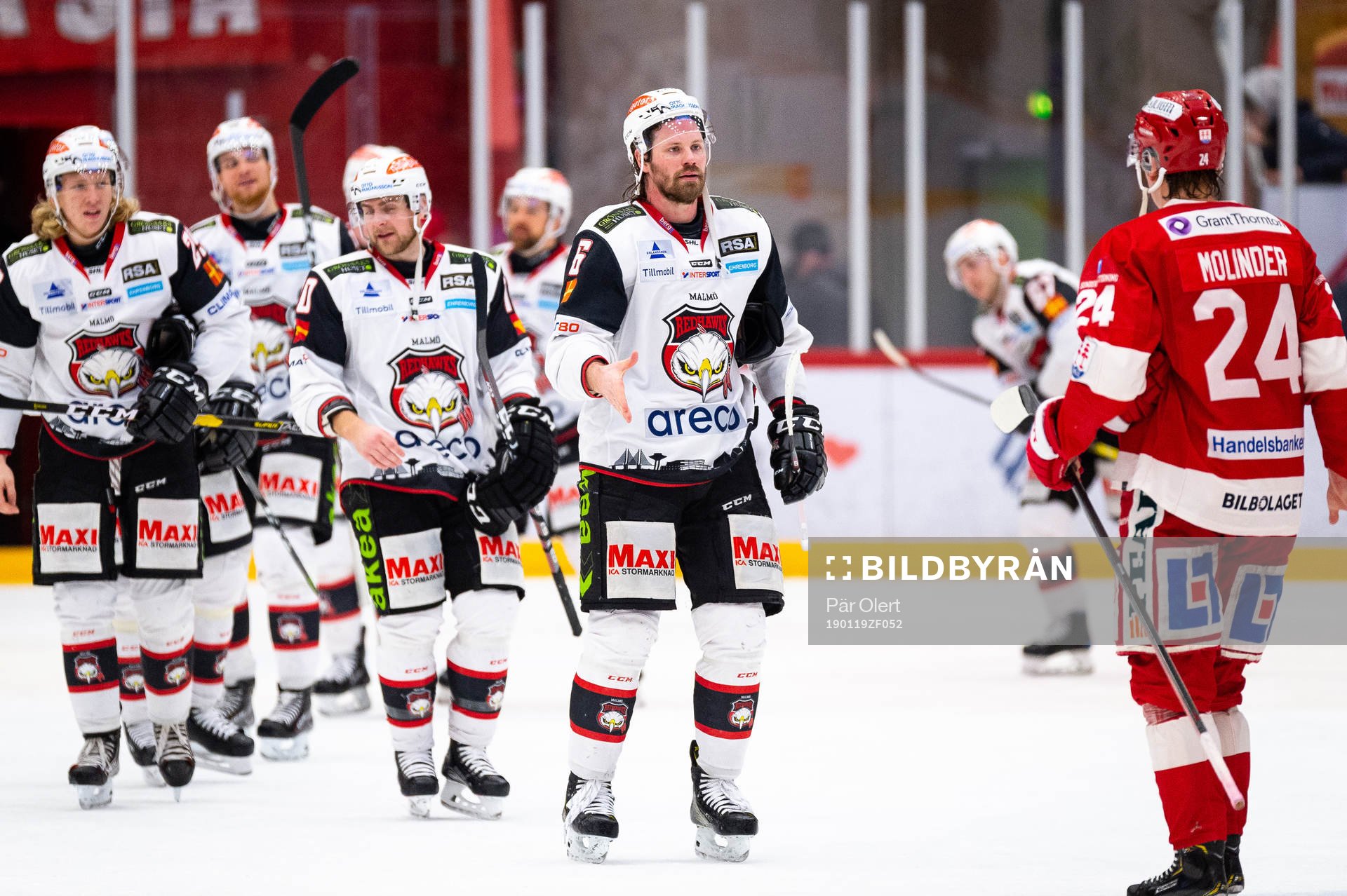 Malmö Redhawks Stefan Warg rackar Timrås Andreas Molinder