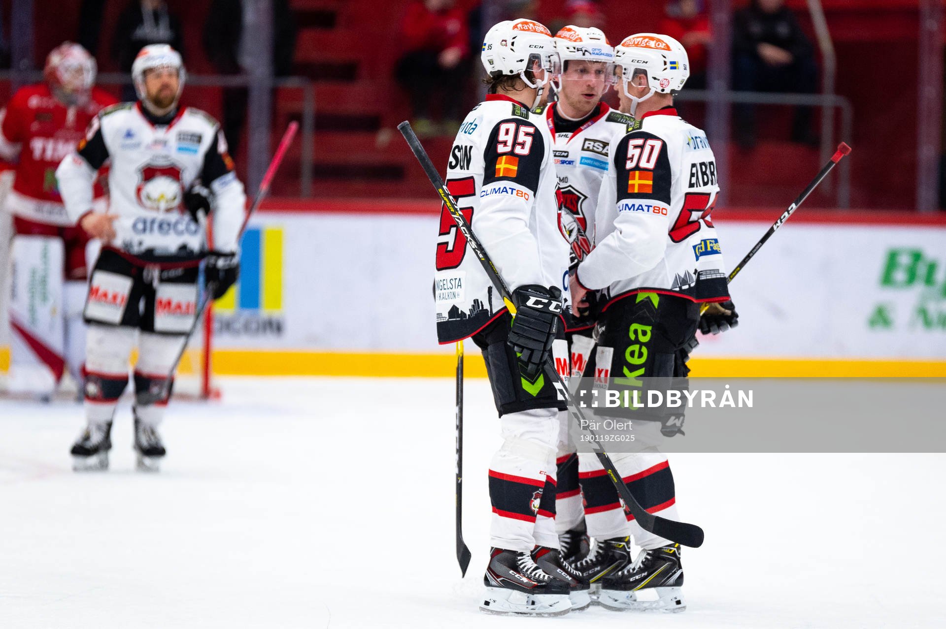 Malmö Redhawks Carl Persson och Tobias Ekberg