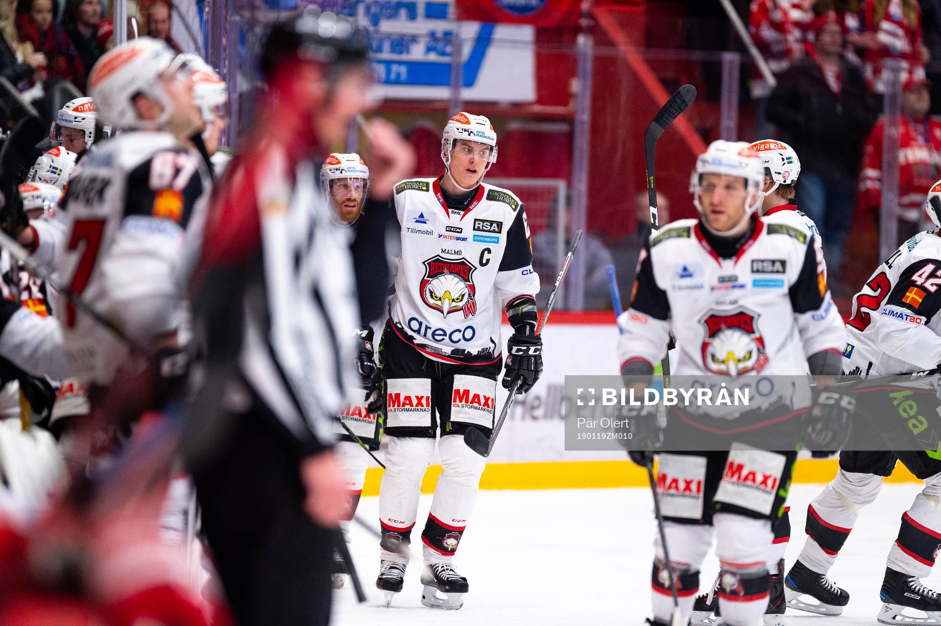 Malmö Redhawks Fredrik Händemark jublar