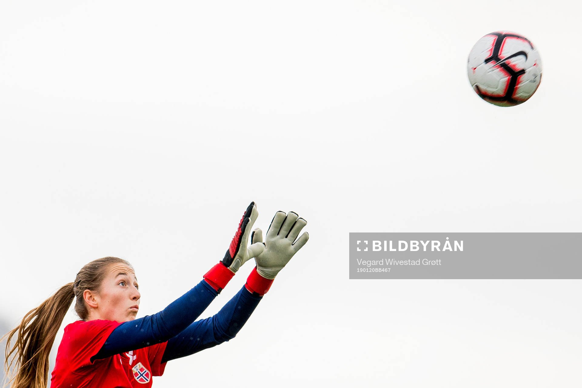 Goalkeeper Cecilie Fiskerstrand of Norway