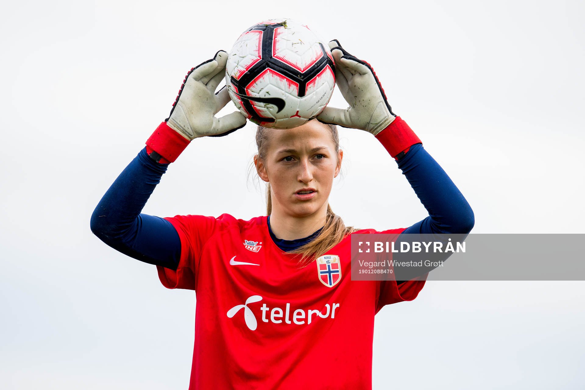 Goalkeeper Cecilie Fiskerstrand of Norway