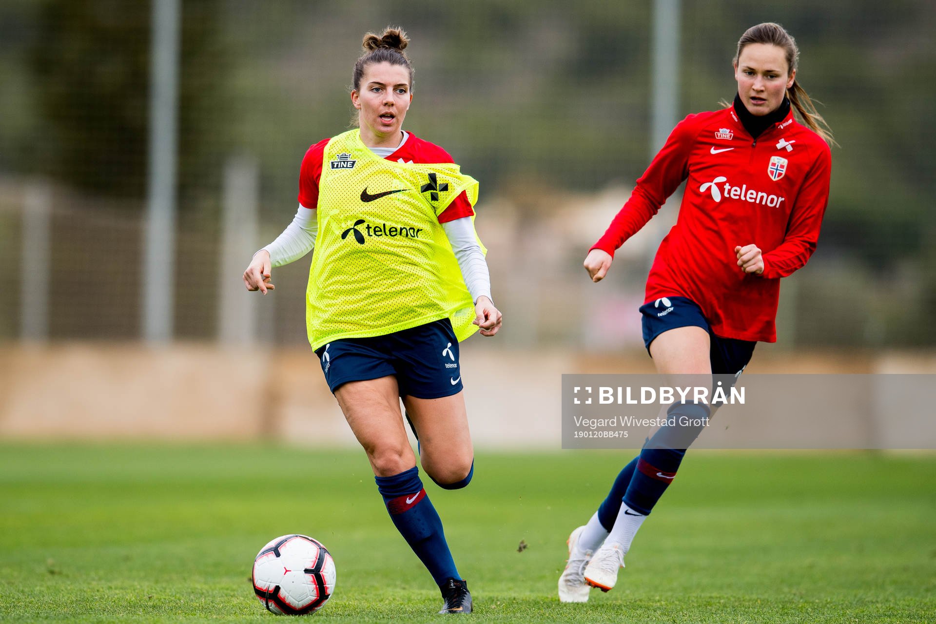 Cecilie Redisch Kvamme and Caroline Graham Hansen of Norway