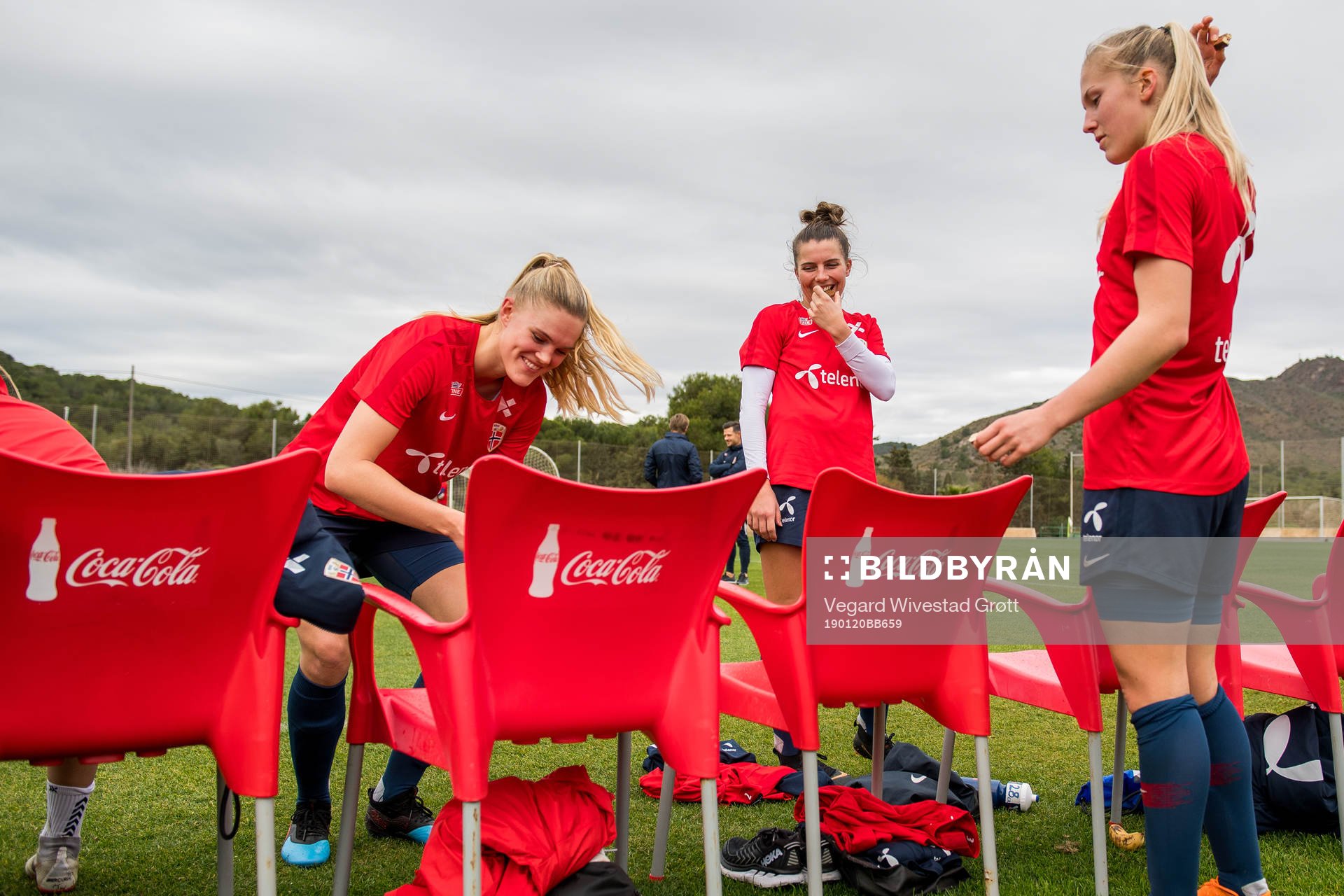 Kristine Leine, Cecilie Redisch Kvamme and Emilie Nautnes