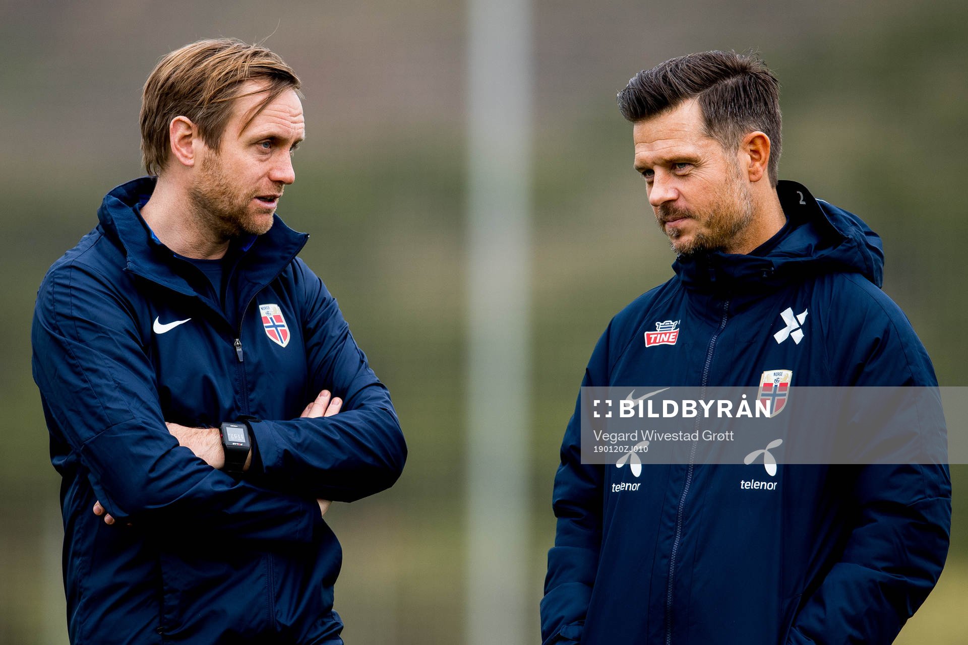Martin Sjögren, head coach of Norway, and Alexander