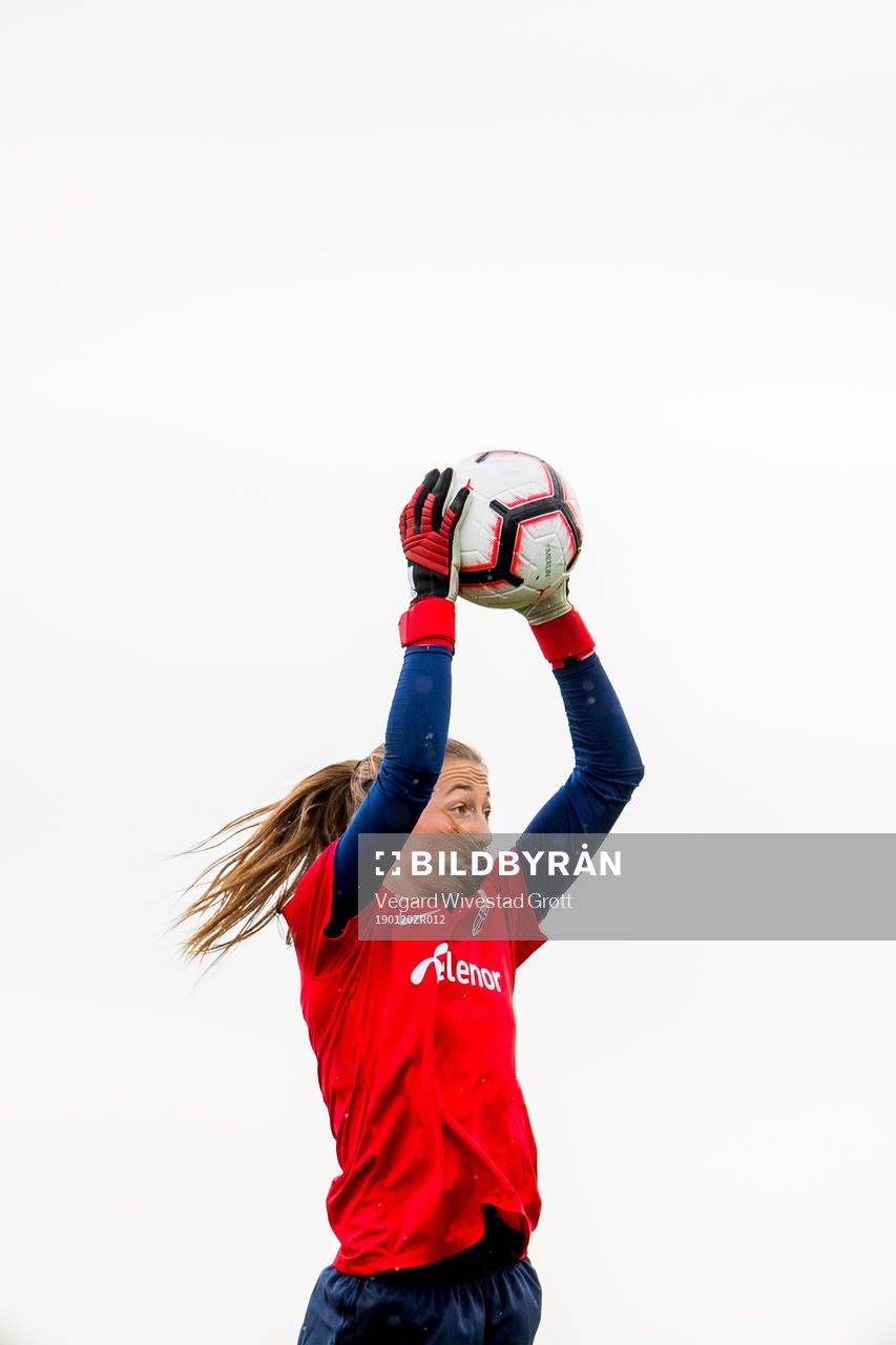 Goalkeeper Cecilie Fiskerstrand of Norway