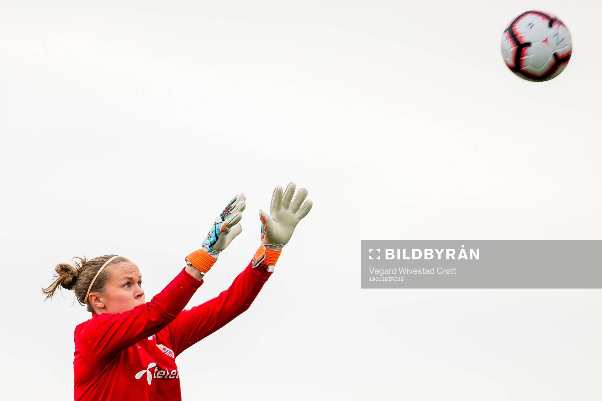 Goalkeeper Nora Neset Gjøen of Norway