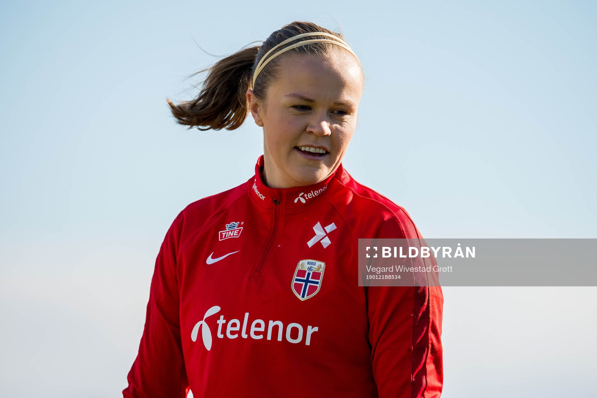 Goalkeeper Nora Neset Gjøen of Norway