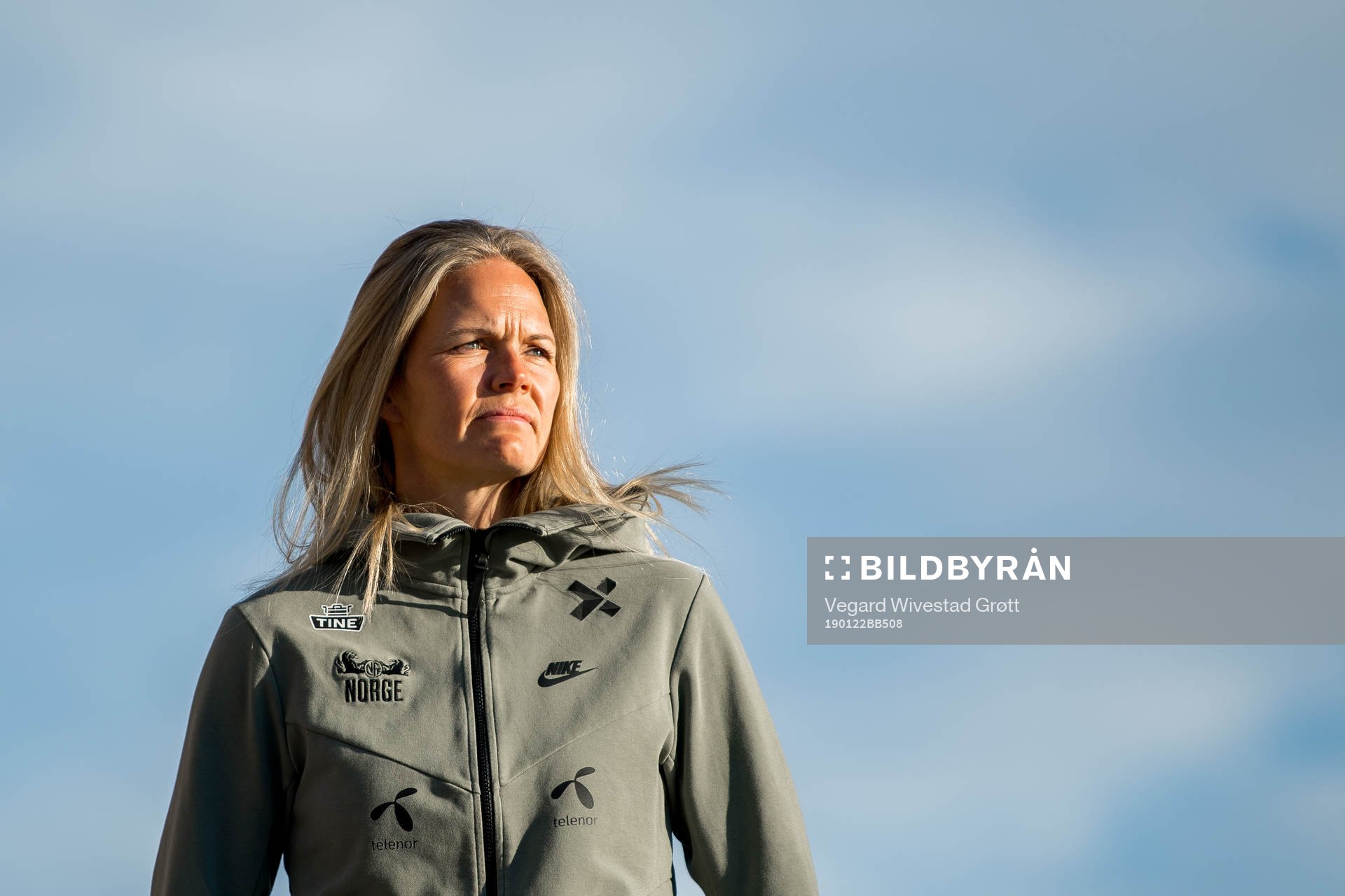 Goalkeeper Ingrid Hjelmseth of Norway poses for a portrait