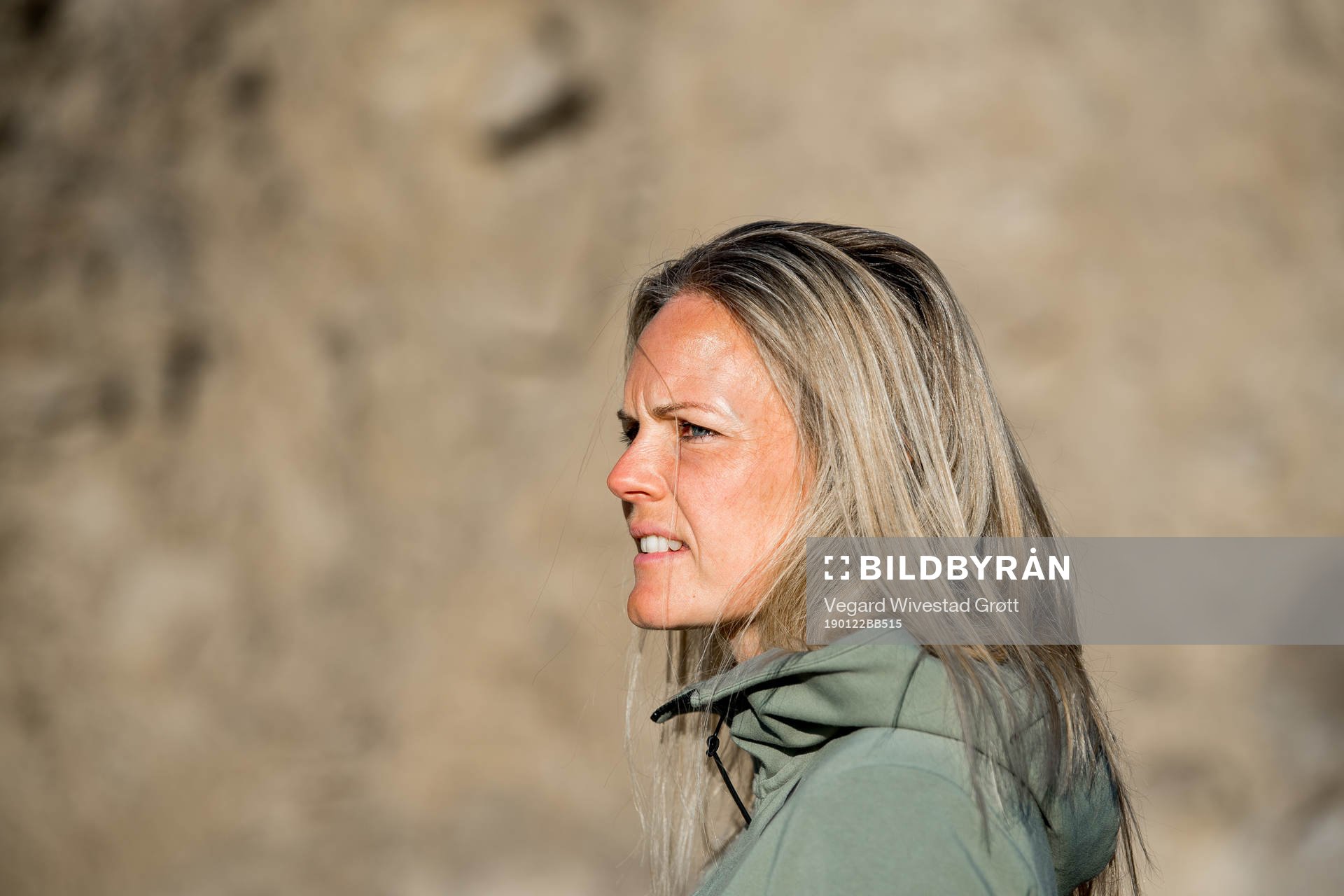 Goalkeeper Ingrid Hjelmseth of Norway poses for a portrait
