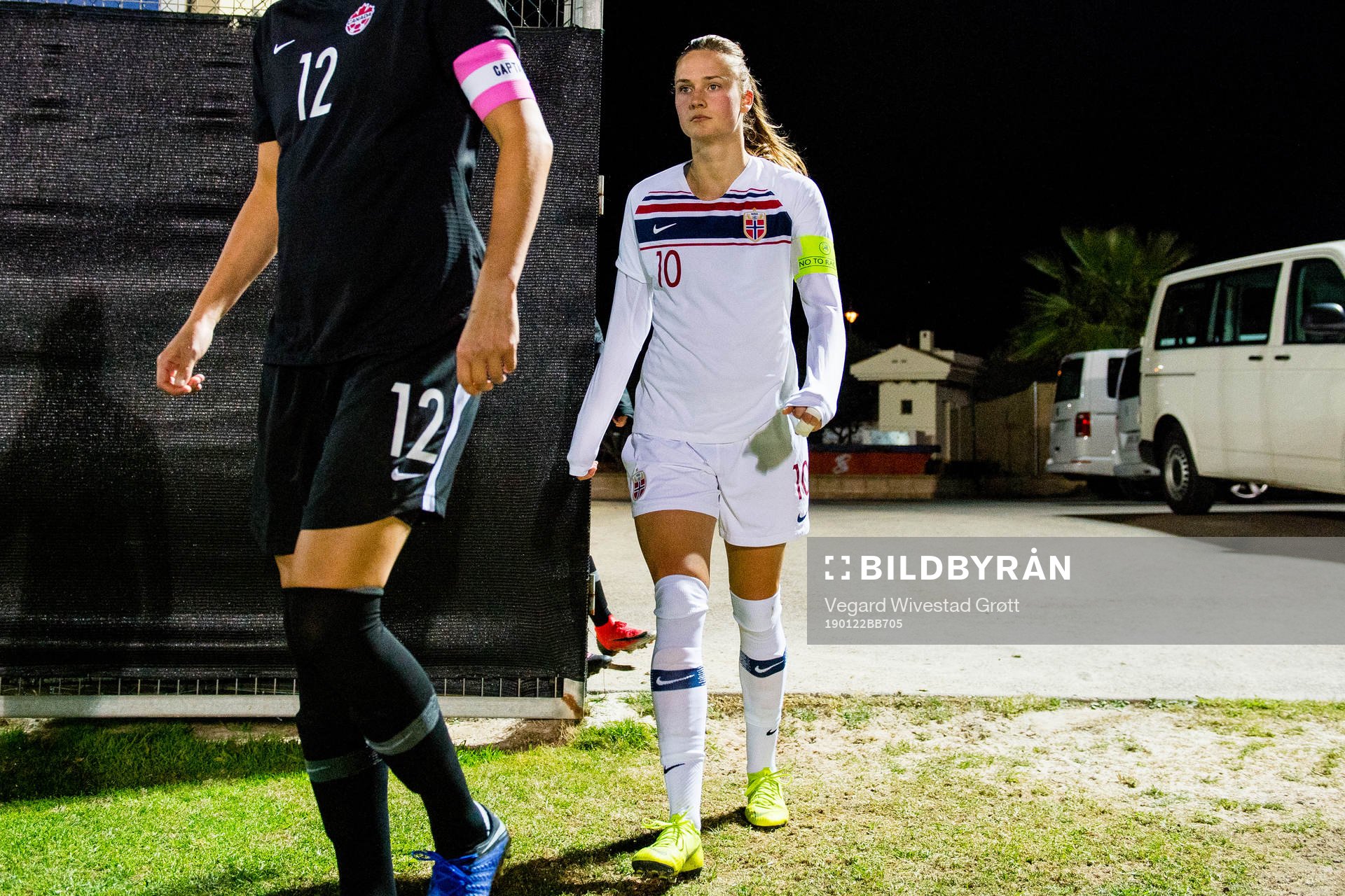 Caroline Graham Hansen of Norway at half-time