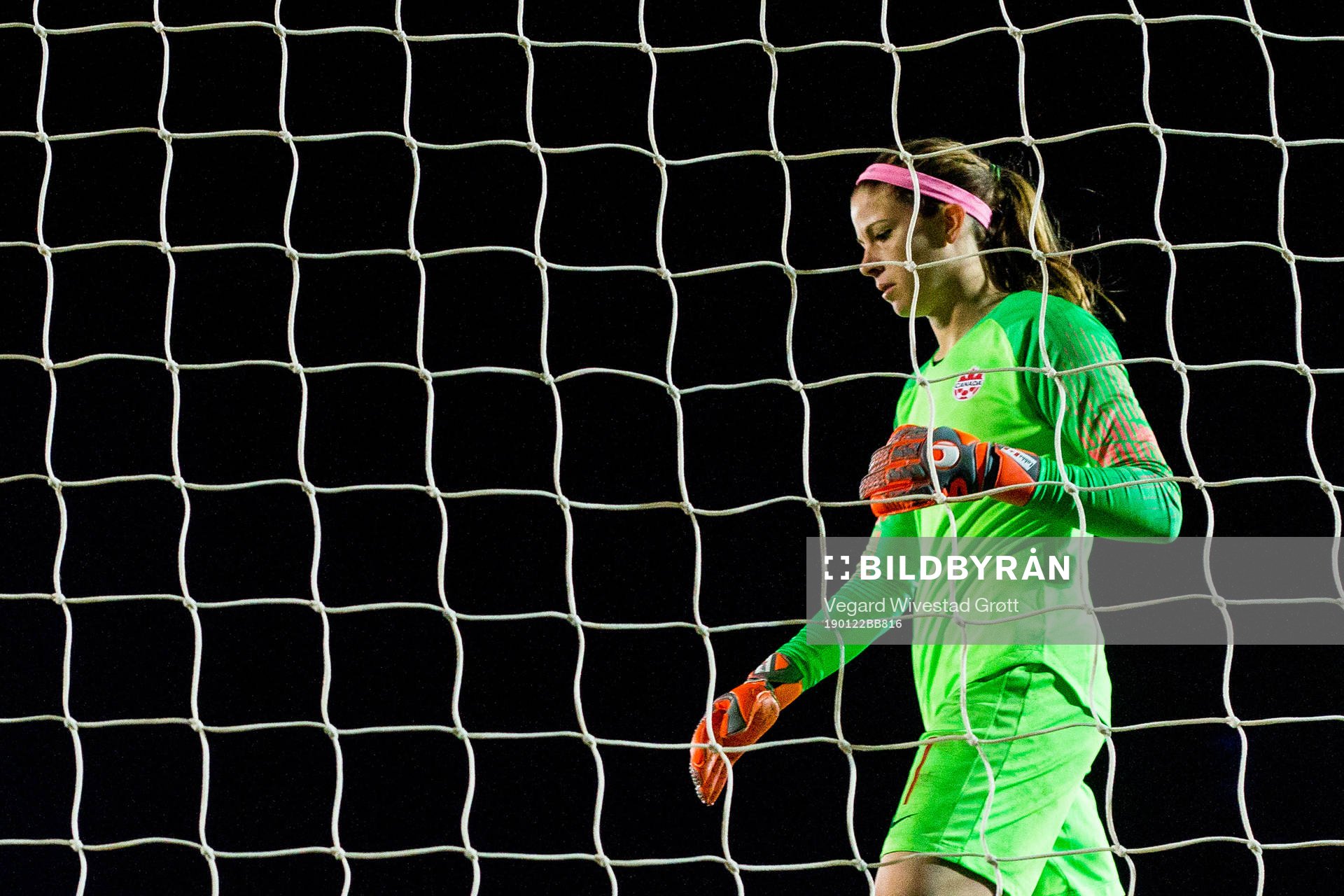 Goalkeeper Stephanie Labbe of Canada