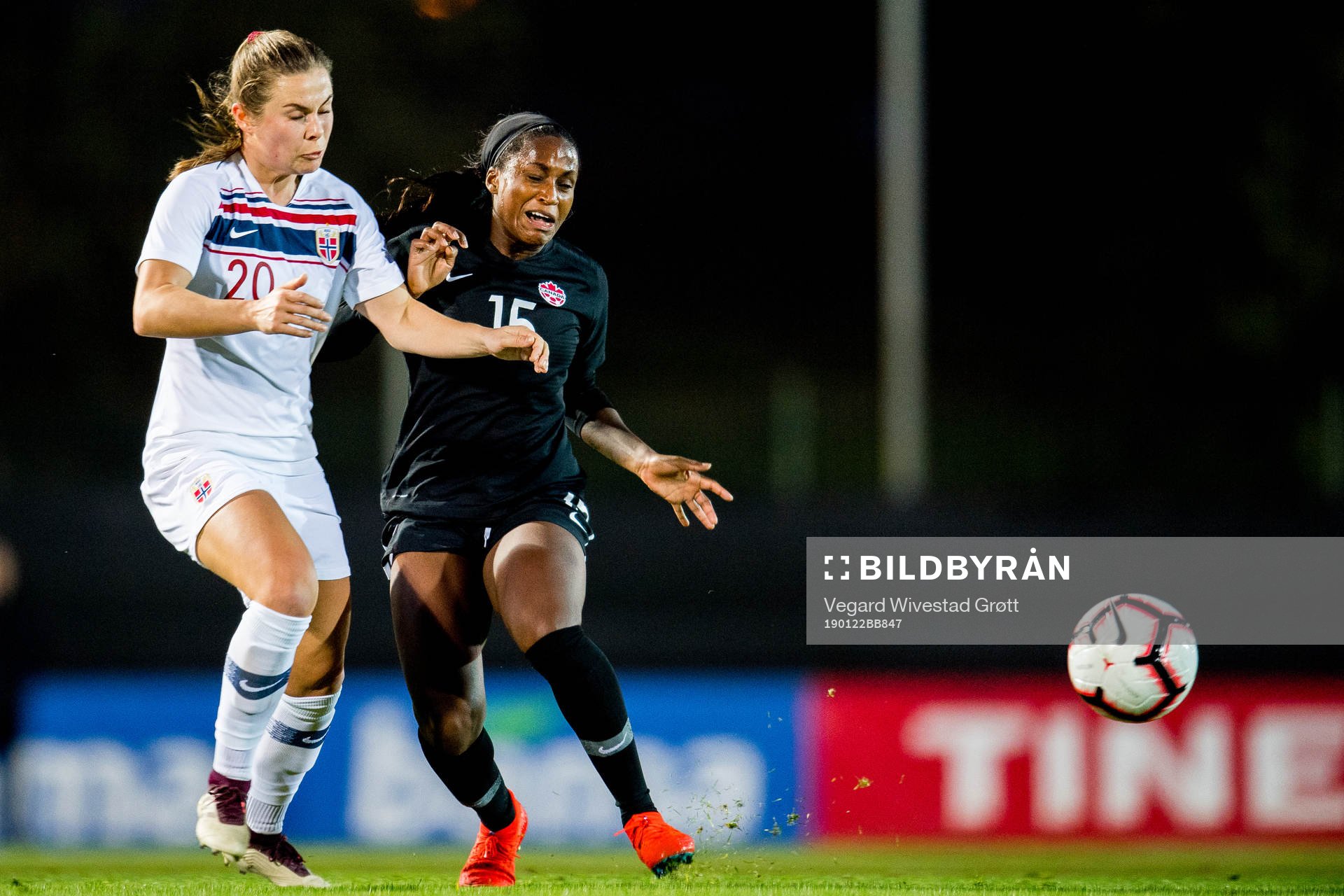Emilie Bosshard Haavi of Norway and Nichelle Prince of