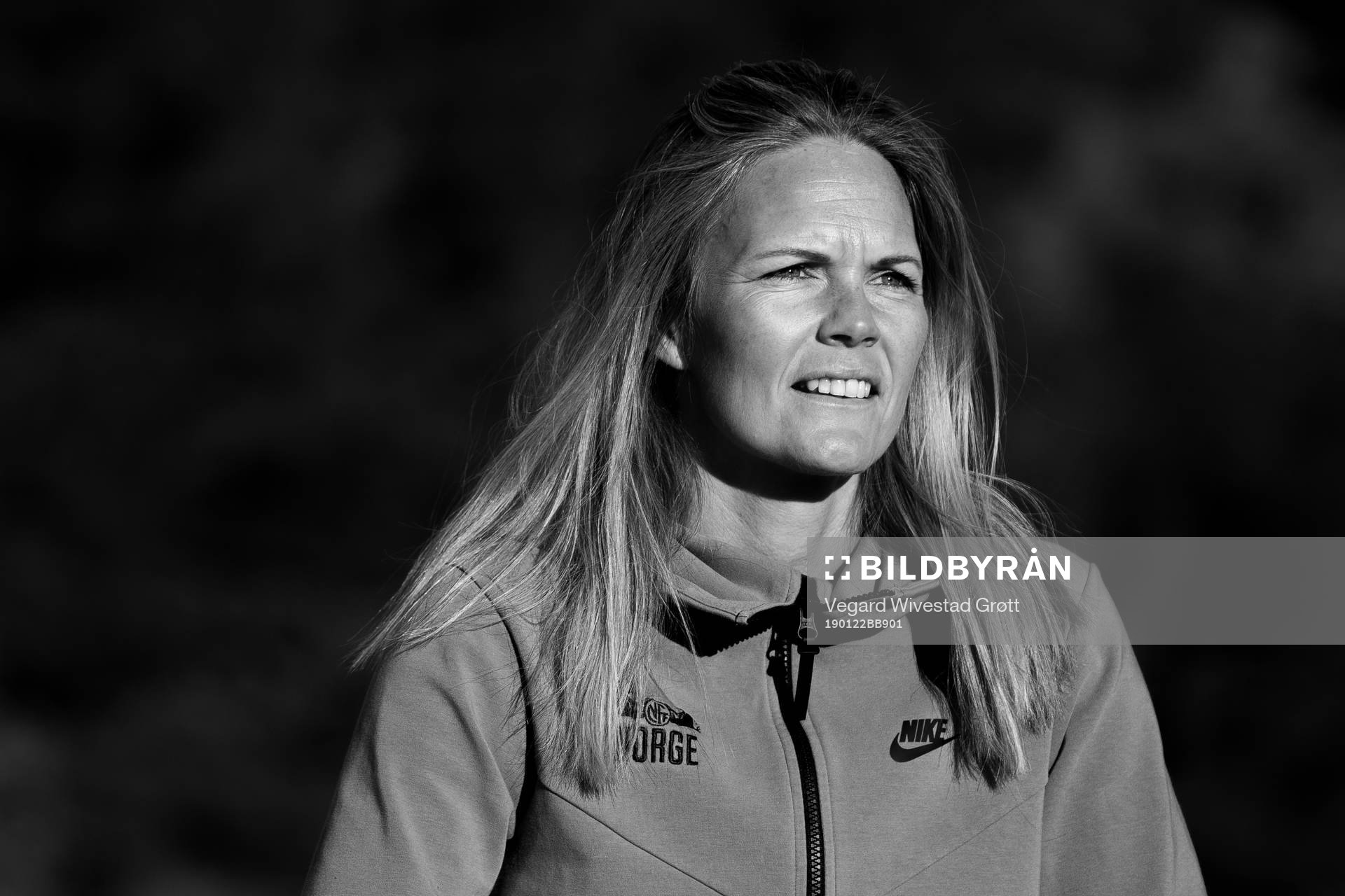 Goalkeeper Ingrid Hjelmseth of Norway poses for a portrait