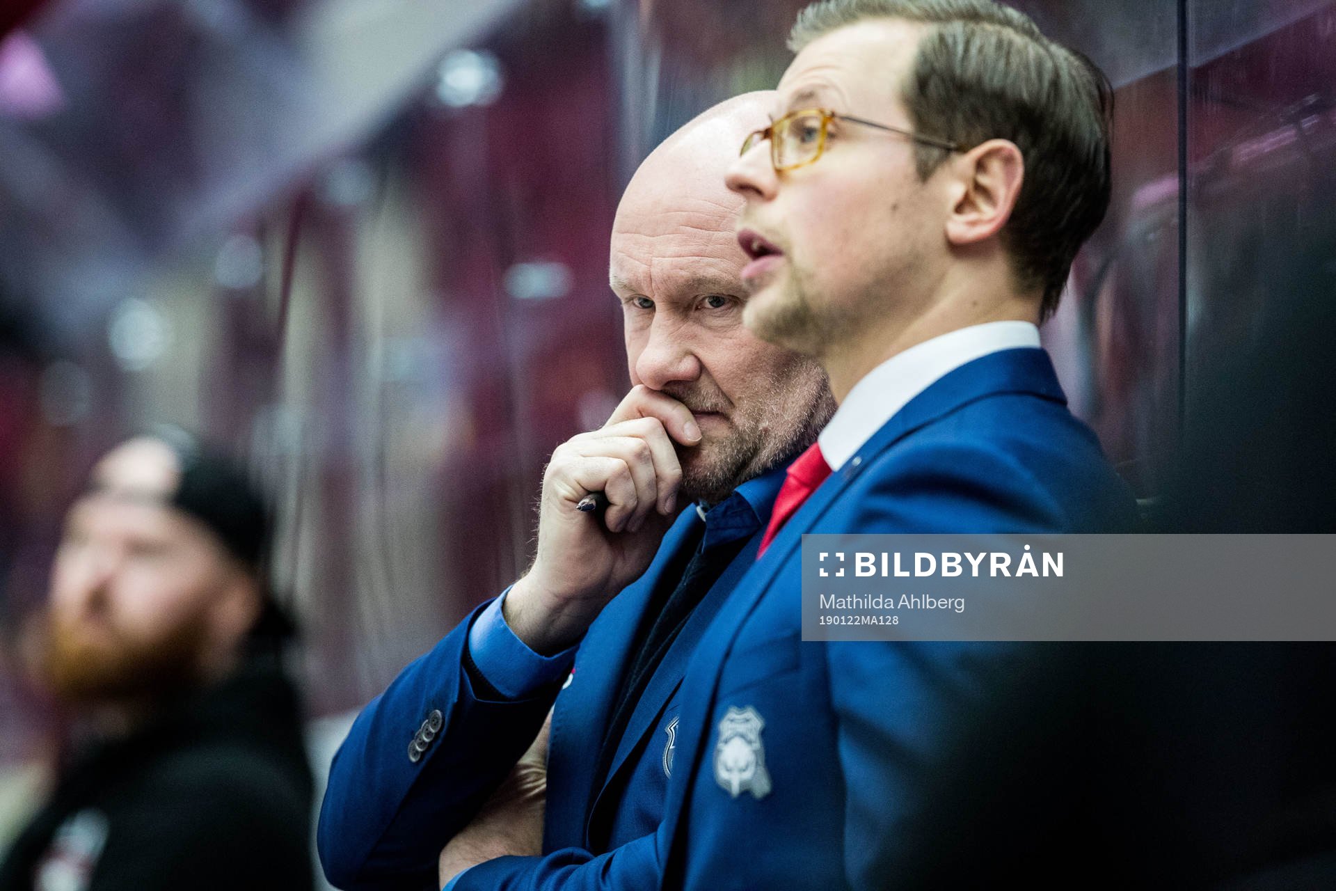 Malmö Redhawks tränare Peter Andersson och assisterande