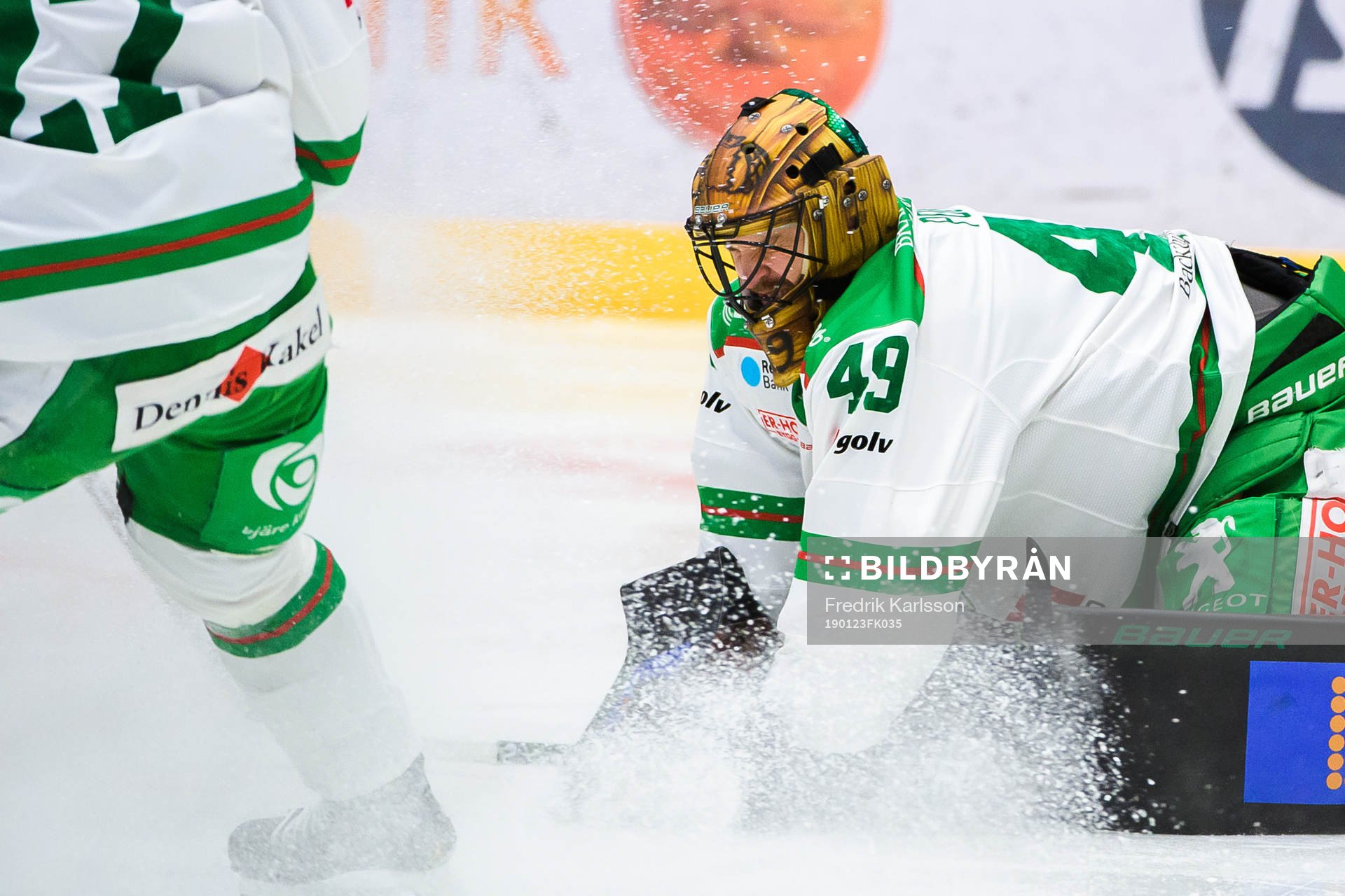 Rögles målvakt Justin Pogge
