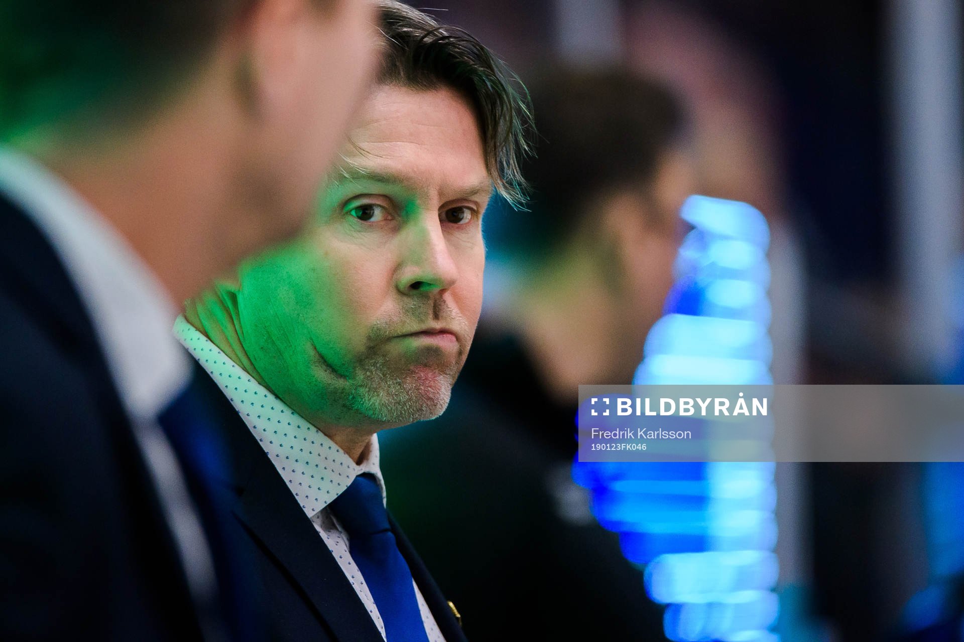 Färjestads assisterande tränare Anders Karlsson deppar