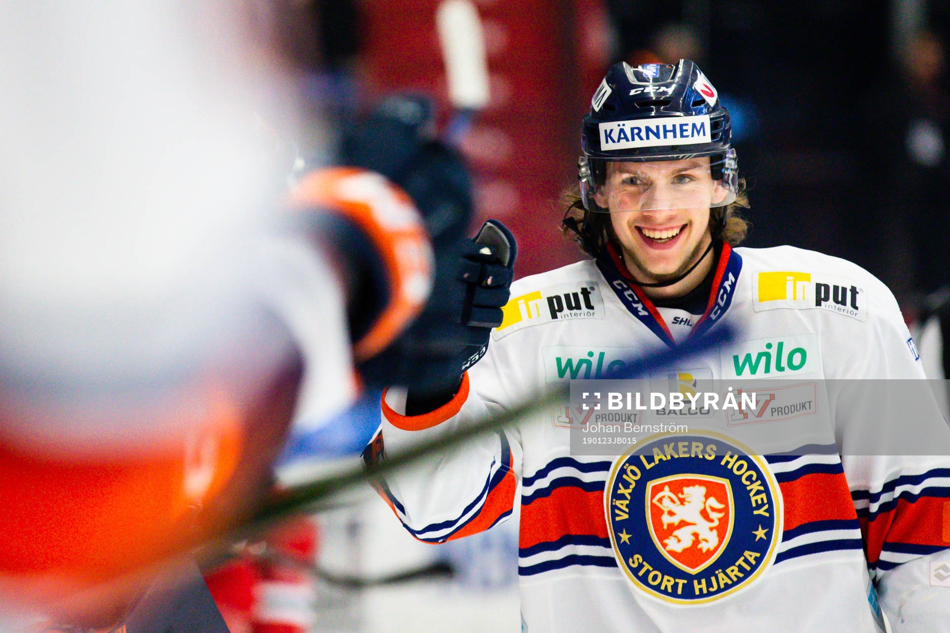 Växjös Dominik Bokk jublar