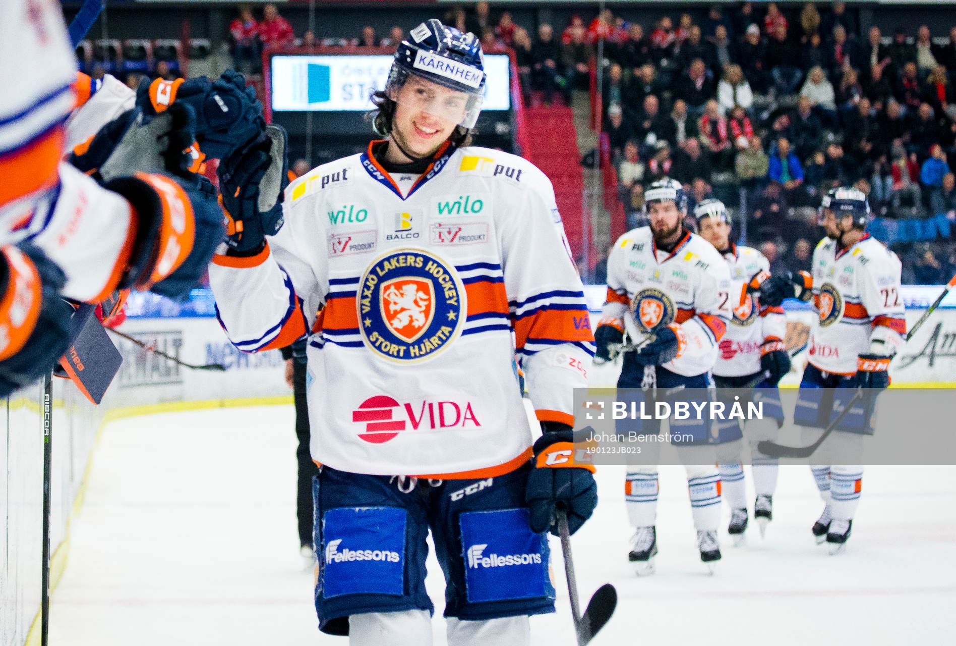 Växjös Dominik Bokk gör 1-2 och jublar
