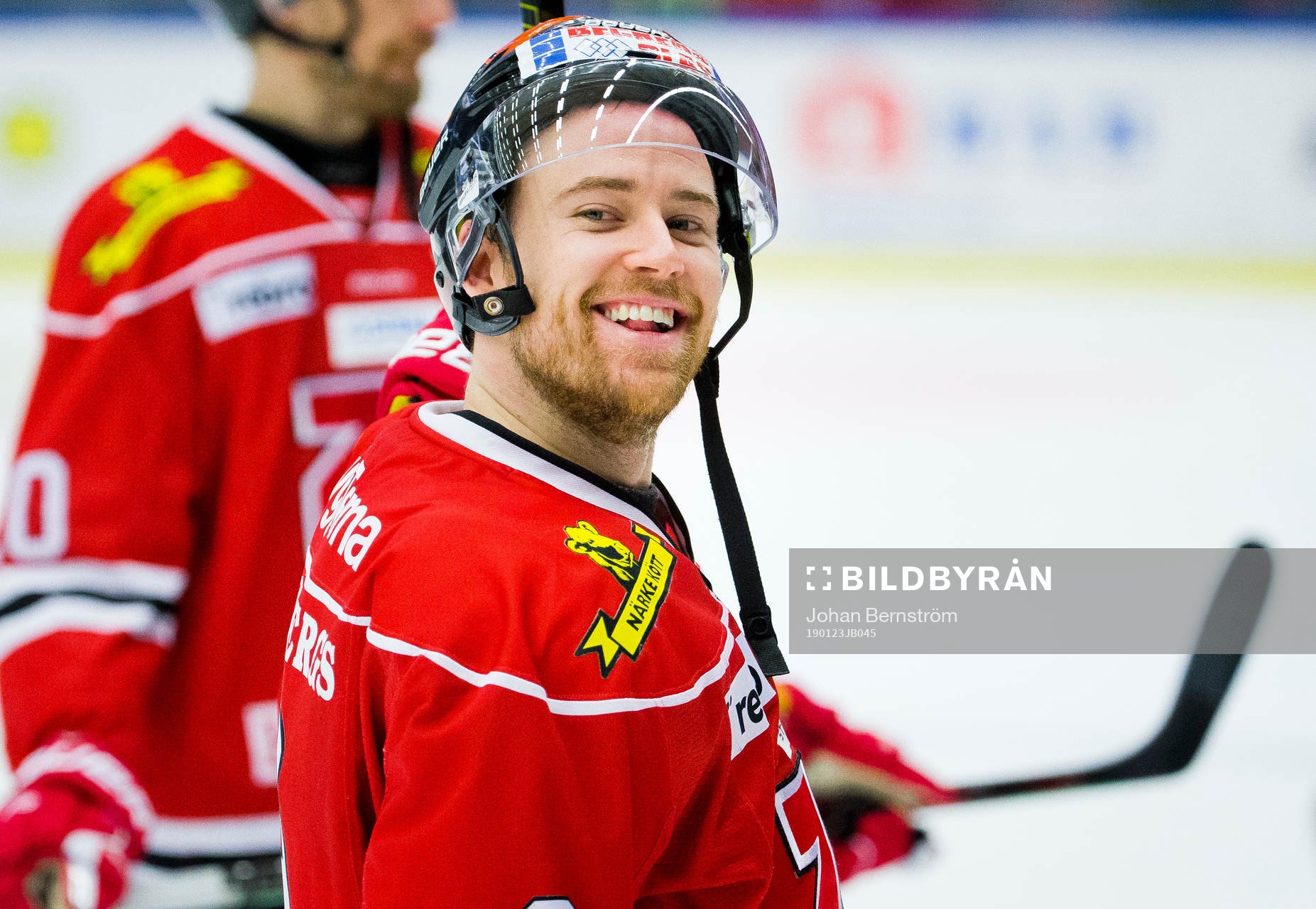 Örebros Tylor Spink är glad