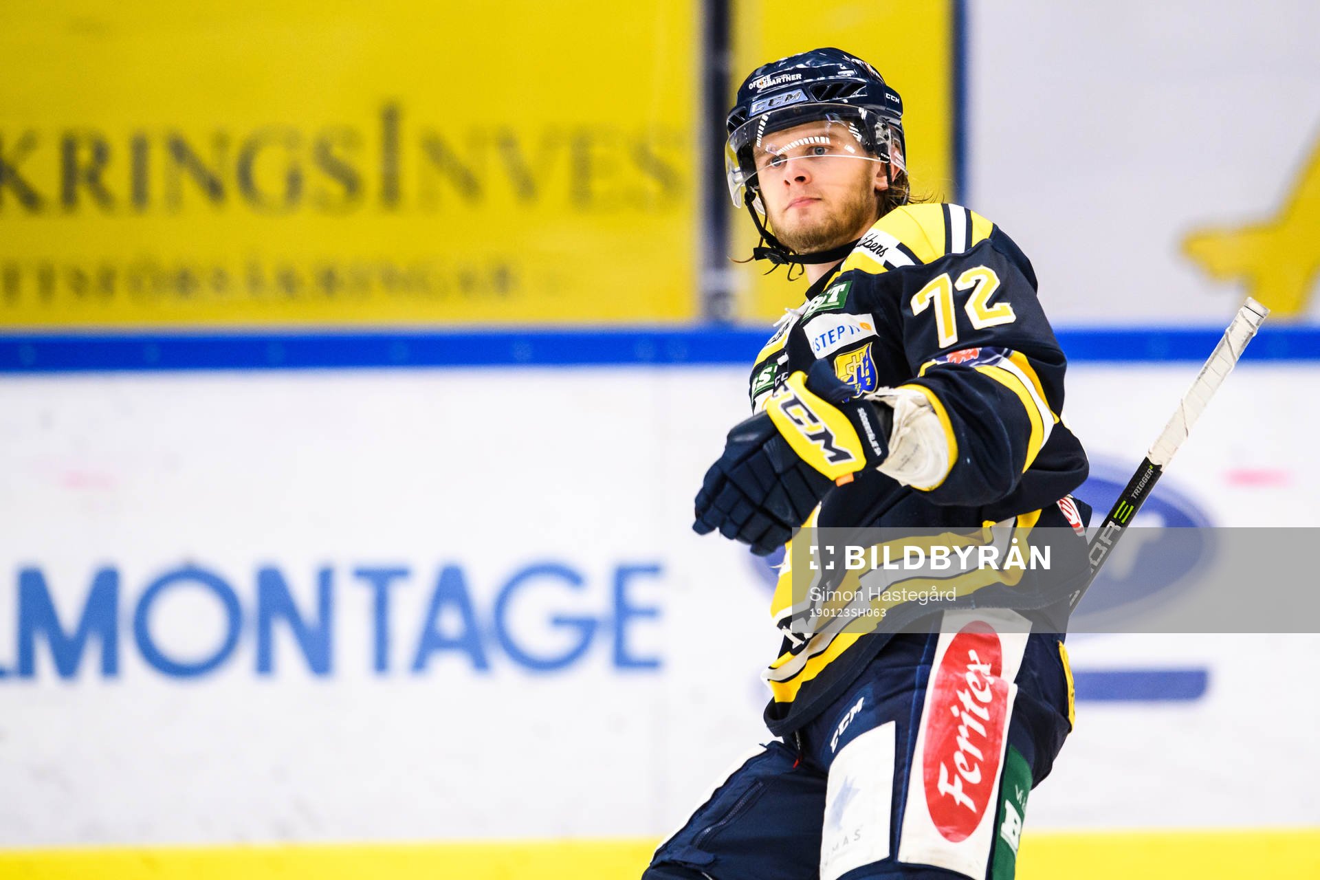 Södertäljes Nicolai Meyer jublar