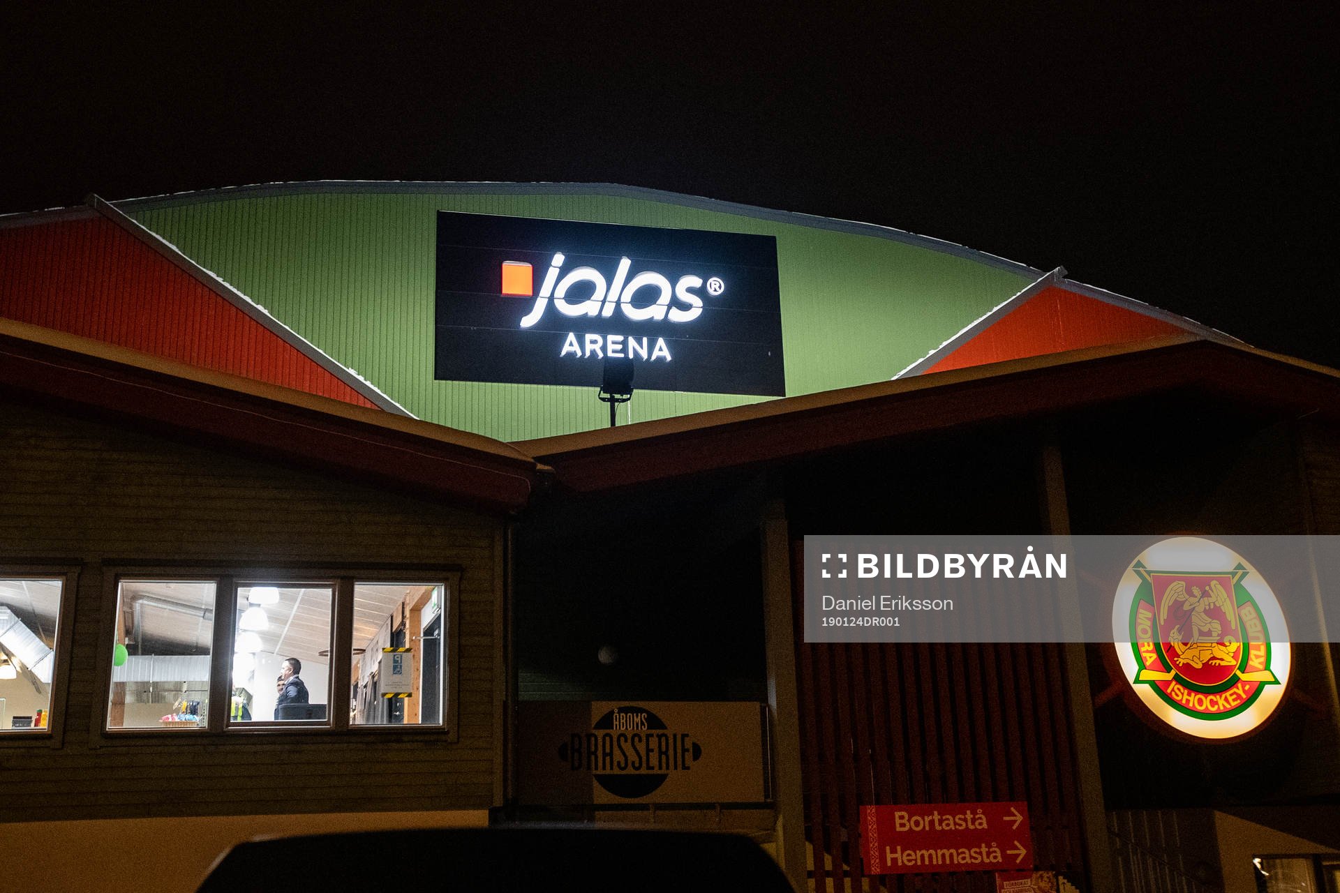Jalas Arena innan ishockeymatchen i SHL mellan Mora och