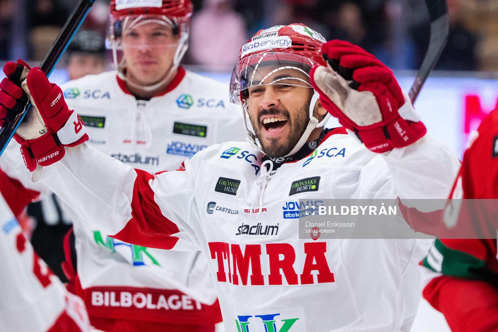 Timrås Jeremy Boyce jublar