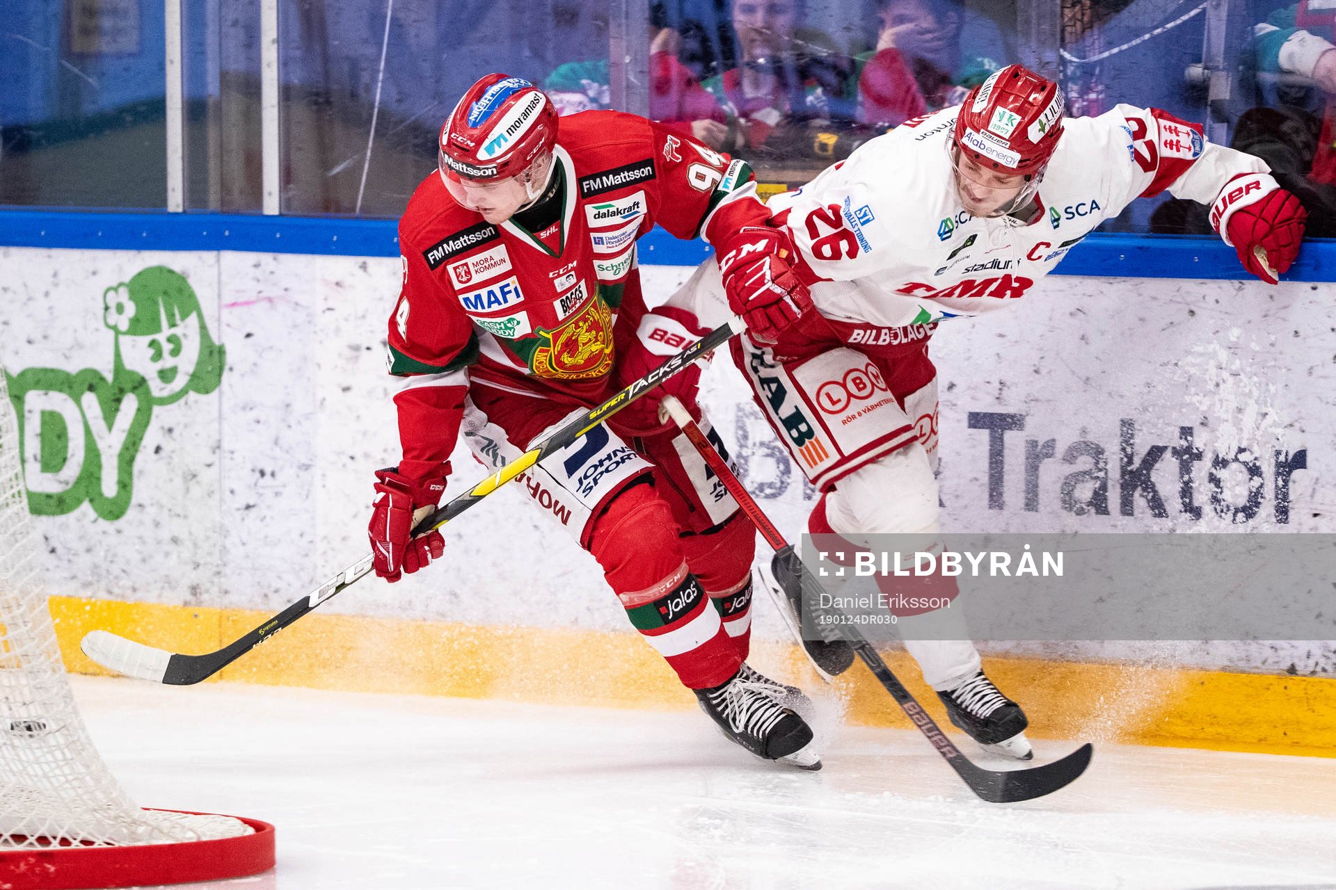 Moras Sebastian Hartmann och Timrås Hampus Larsson