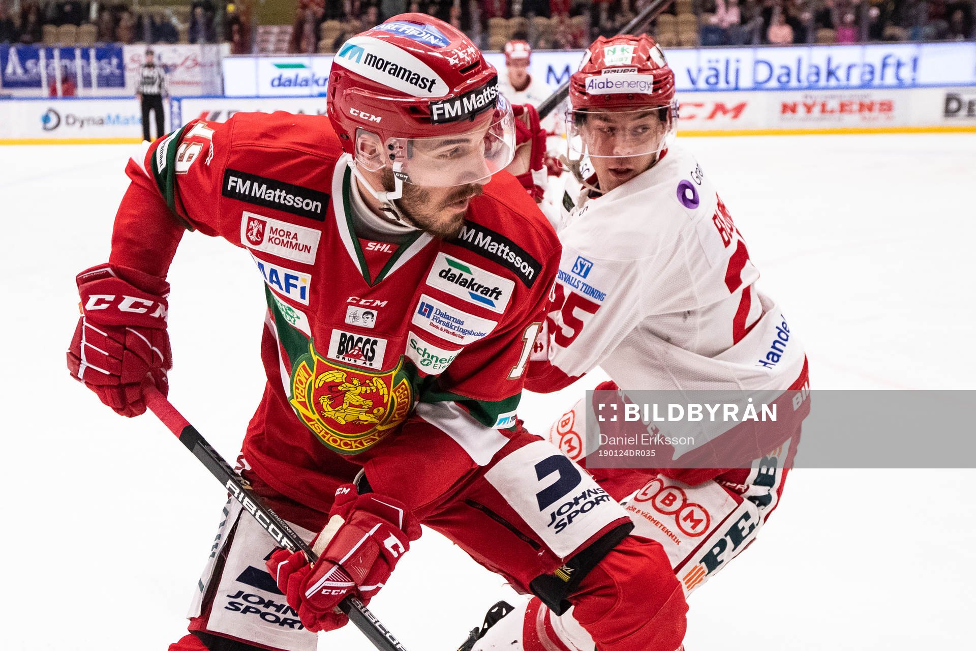 Moras John Persson och Timrås Patrik Blomberg