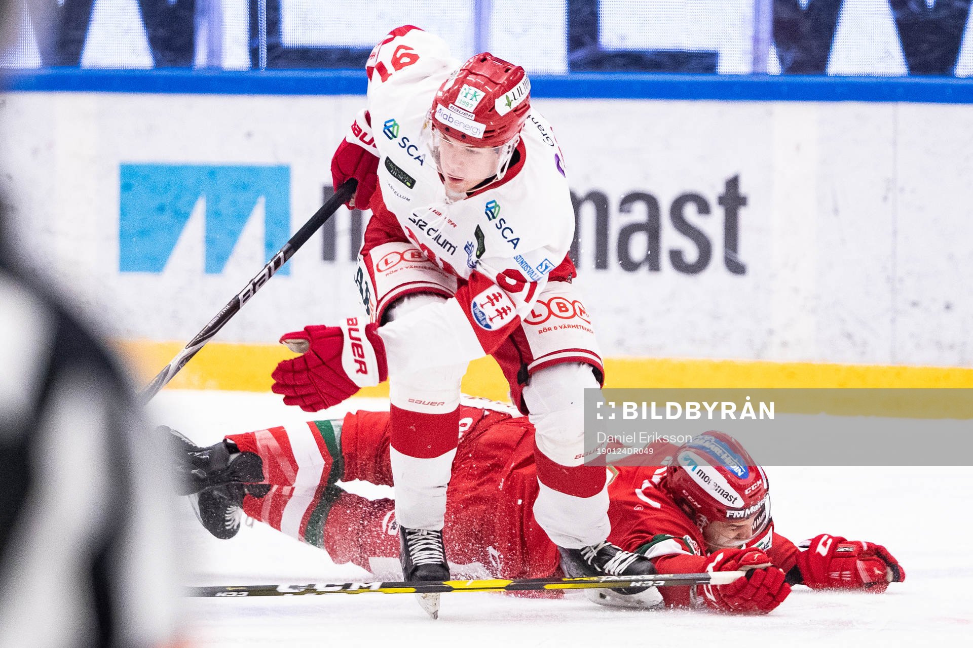 Timrås Filip Hållander och Moras Matt Bailey