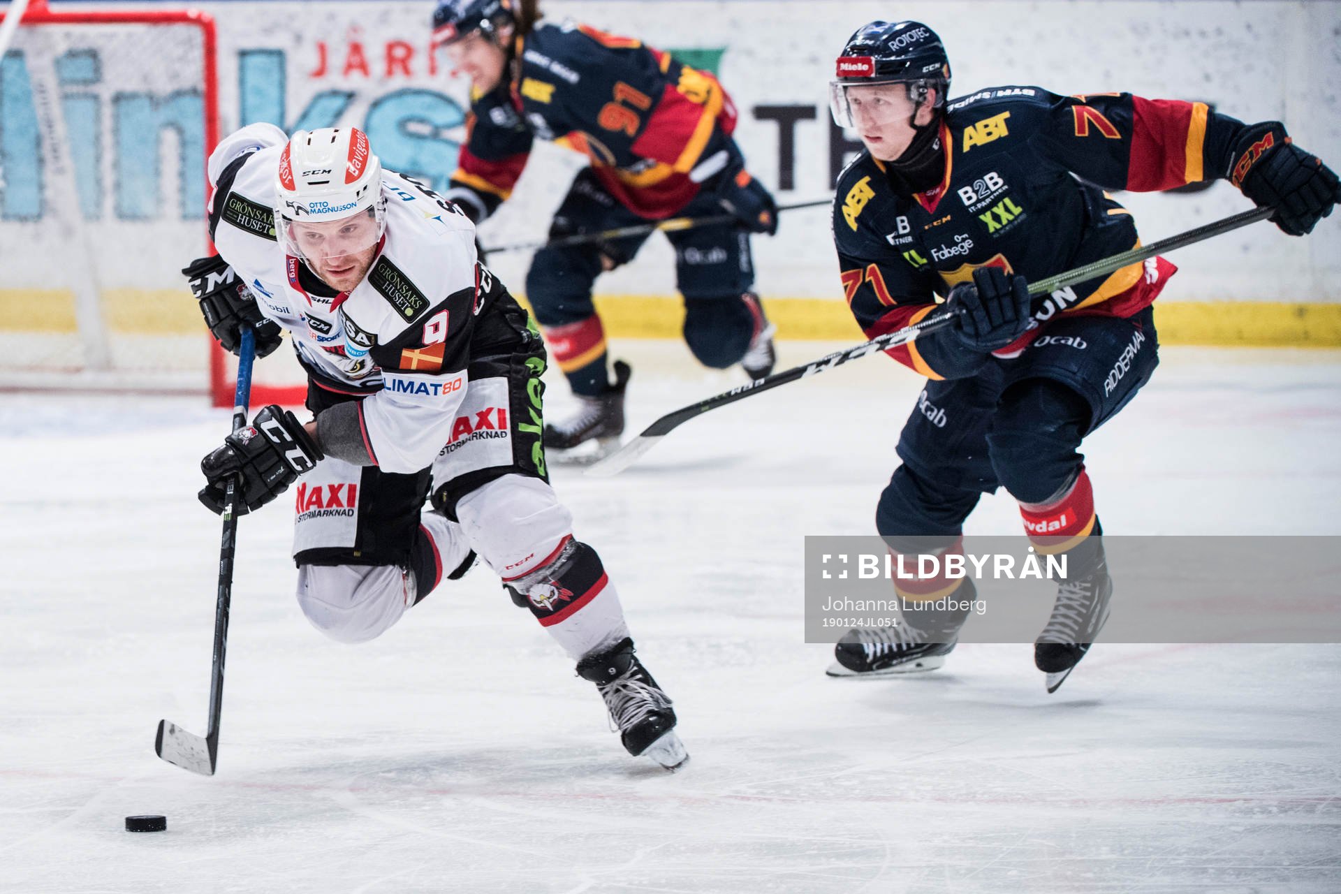 Malmö Redhawks Frederik Storm och Djurgårdens Jonathan