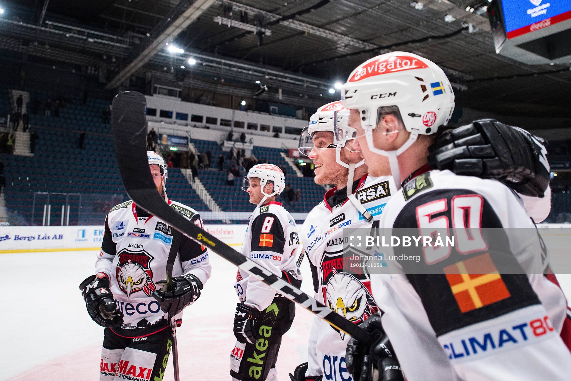 Malmö Redhawks Christoffer Forsberg och Tobias Ekberg