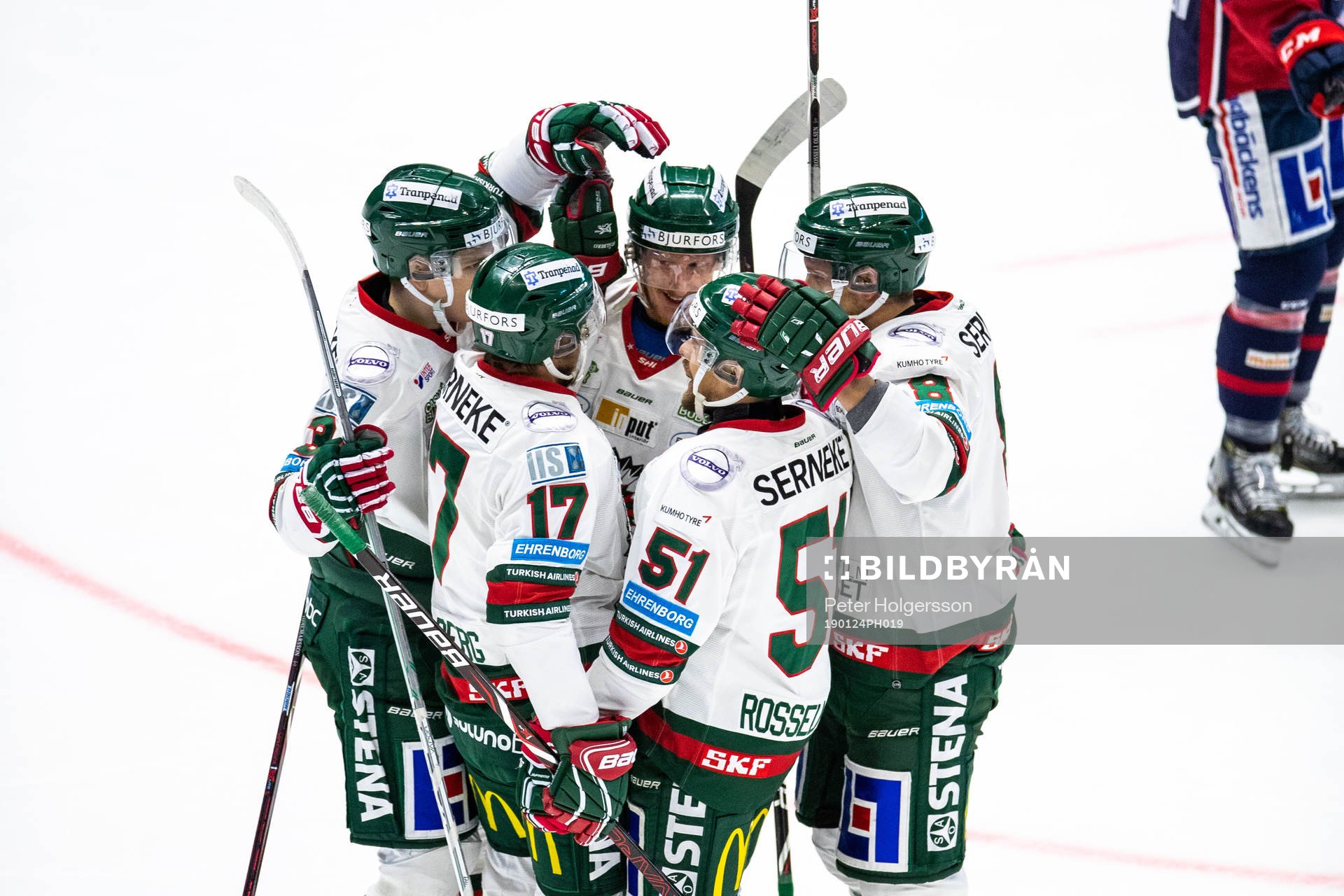Frölunda Sebastian Stålberg jublar