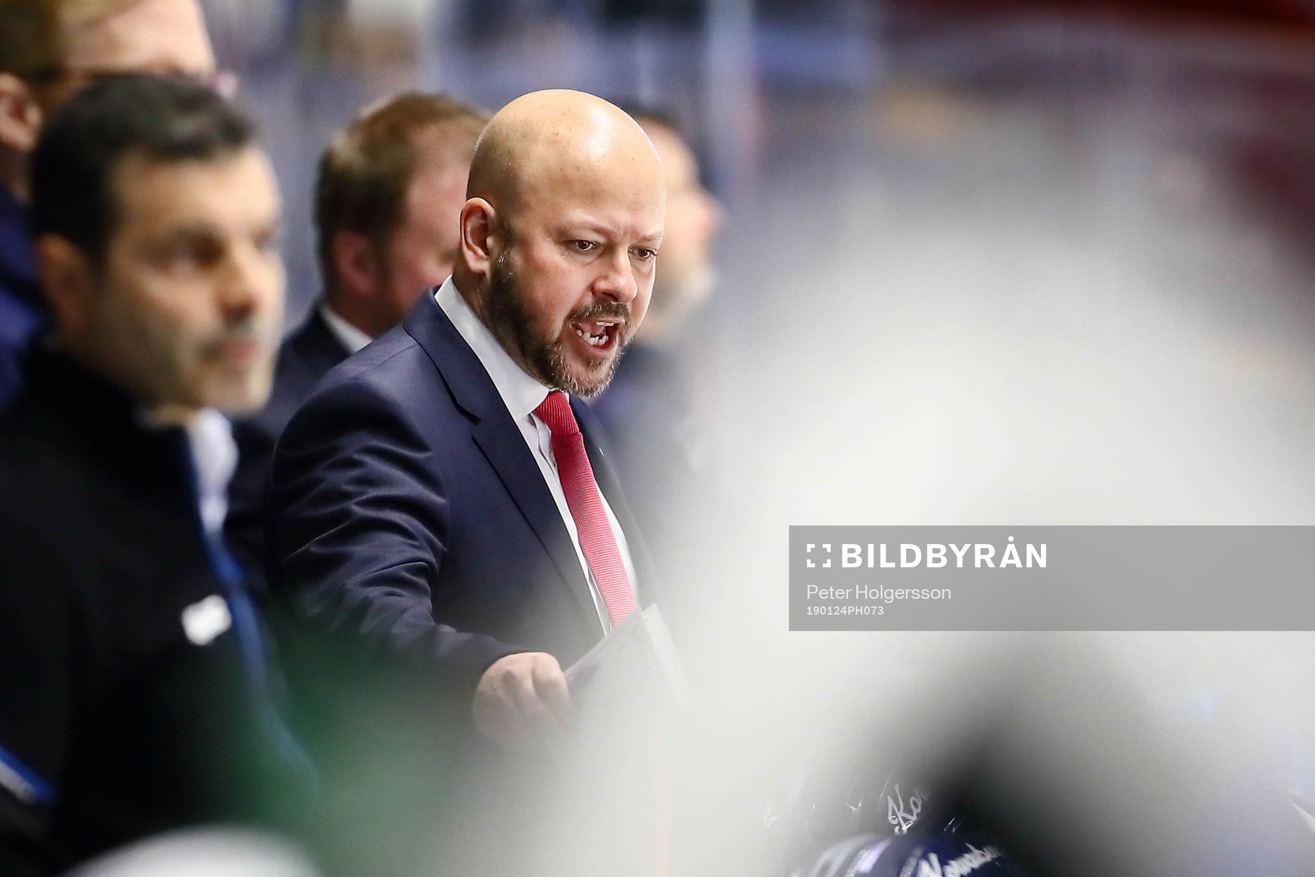 Linköpings tränare Tommy Jonsson reagerar