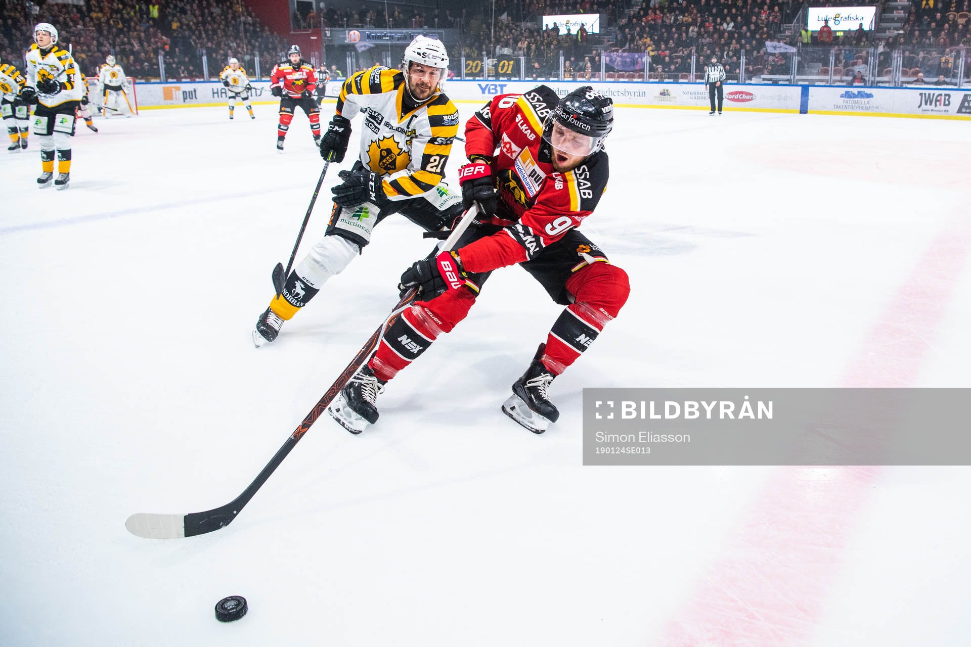 Luleås Robin Kovacs och Skellefteås Jimmie Ericsson
