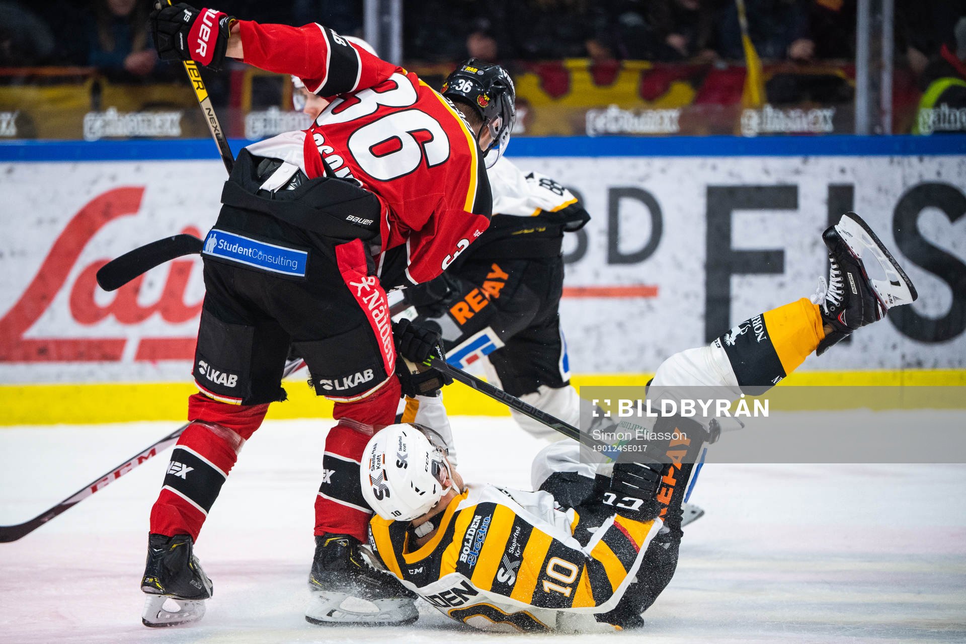 Luleås Emil Larsson och Skellefteås Joakim Lindström