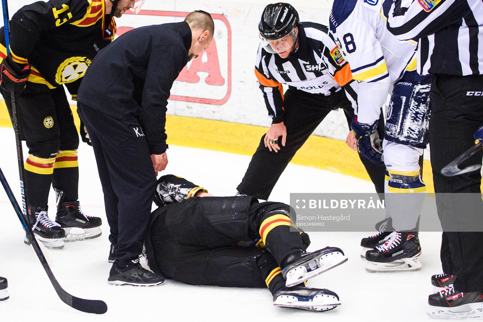 Brynäs Marcus Ersson har ont