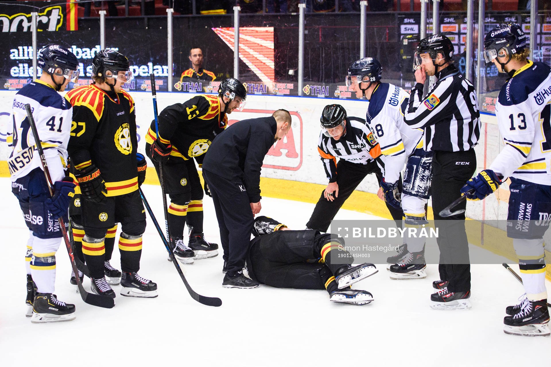 Brynäs Marcus Ersson har ont
