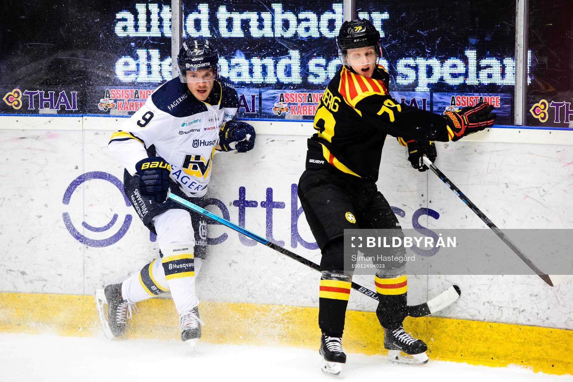 s Didrik Strömberg och Brynäs Daniel Mannberg