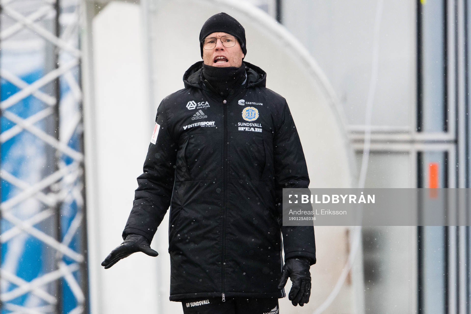 Sundsvalls tränare Joel Cedergren